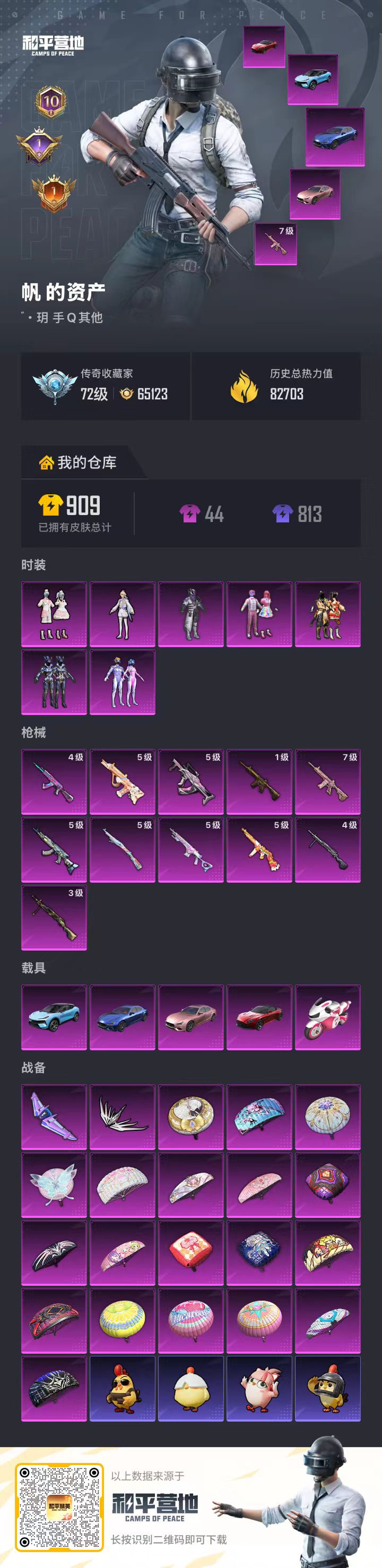 HPSJ4119330和平精英账号详情图2