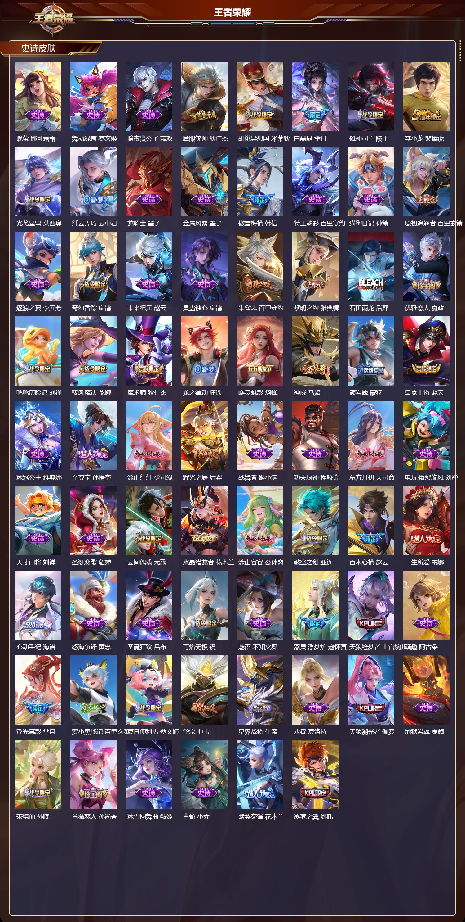 WZQM4217786王者荣耀账号详情图4