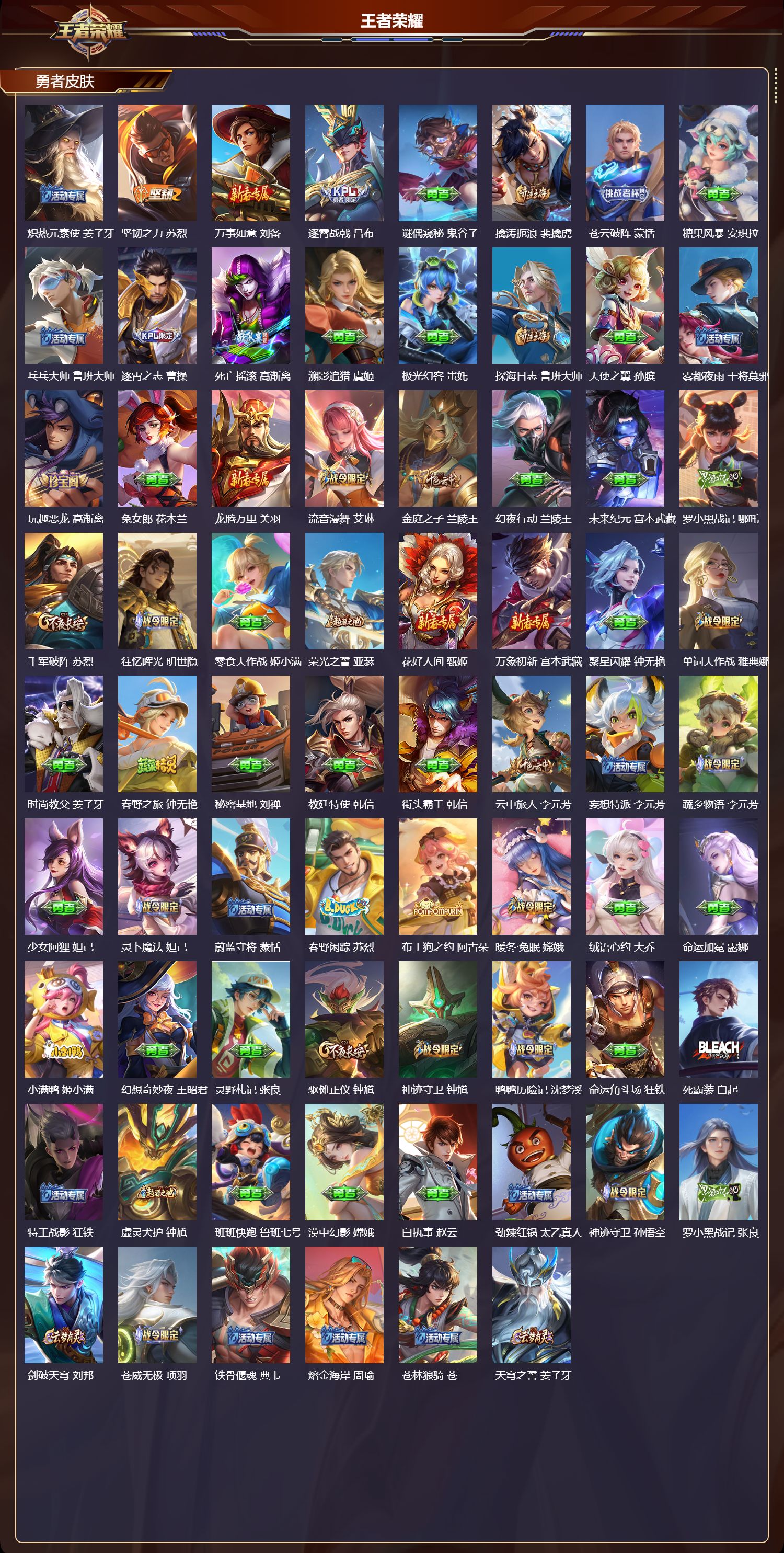 WZQM4217616王者荣耀账号详情图5