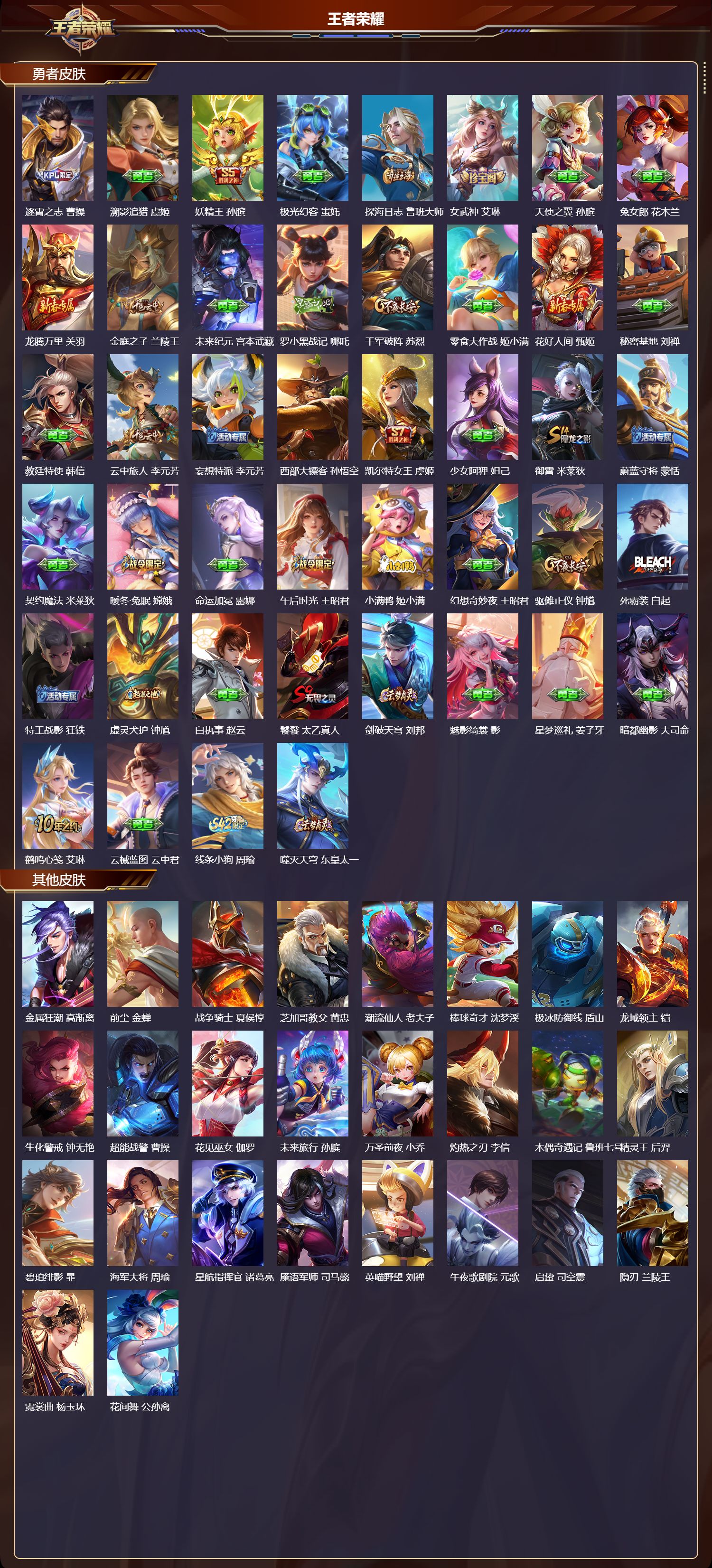 WZQM4217694王者荣耀账号详情图5