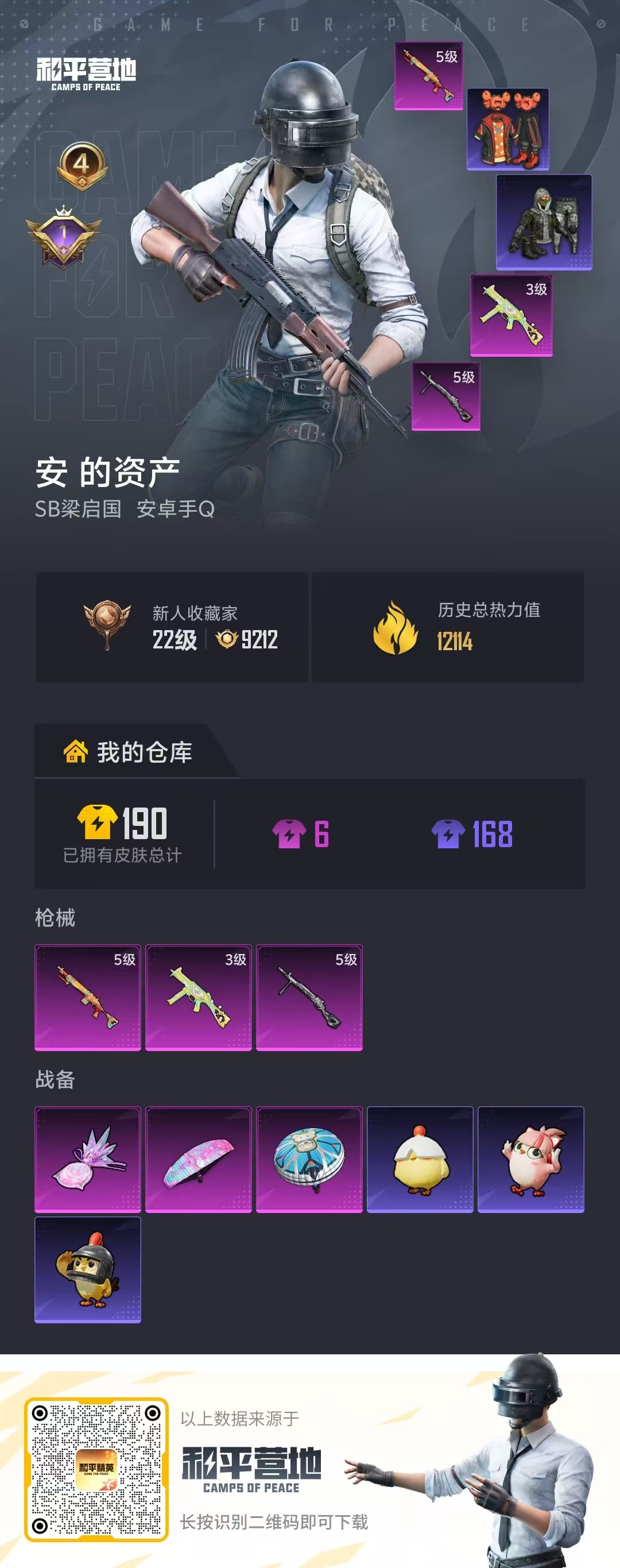 HPSJ4119820和平精英账号详情图2