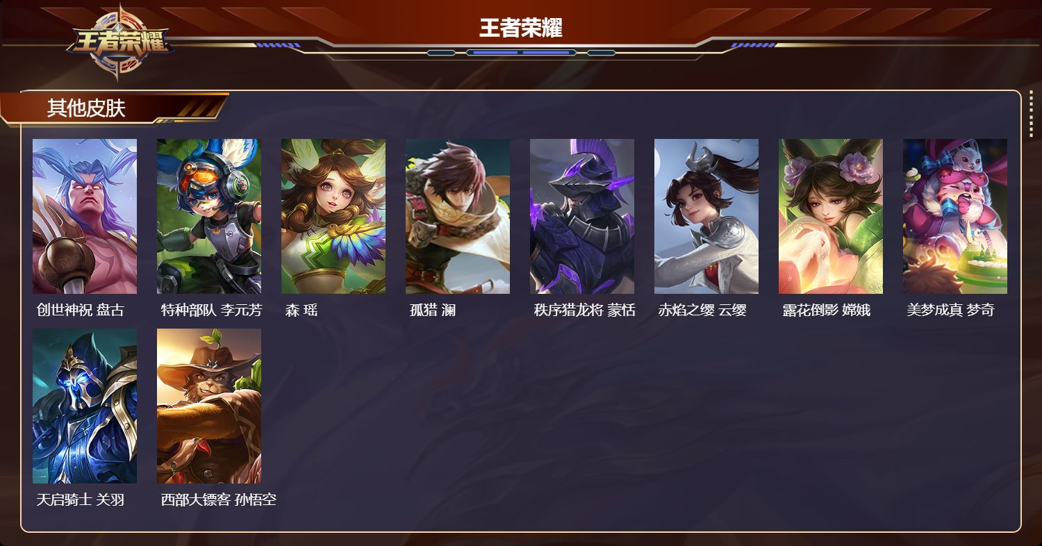 WZQM4215935王者荣耀账号详情图7