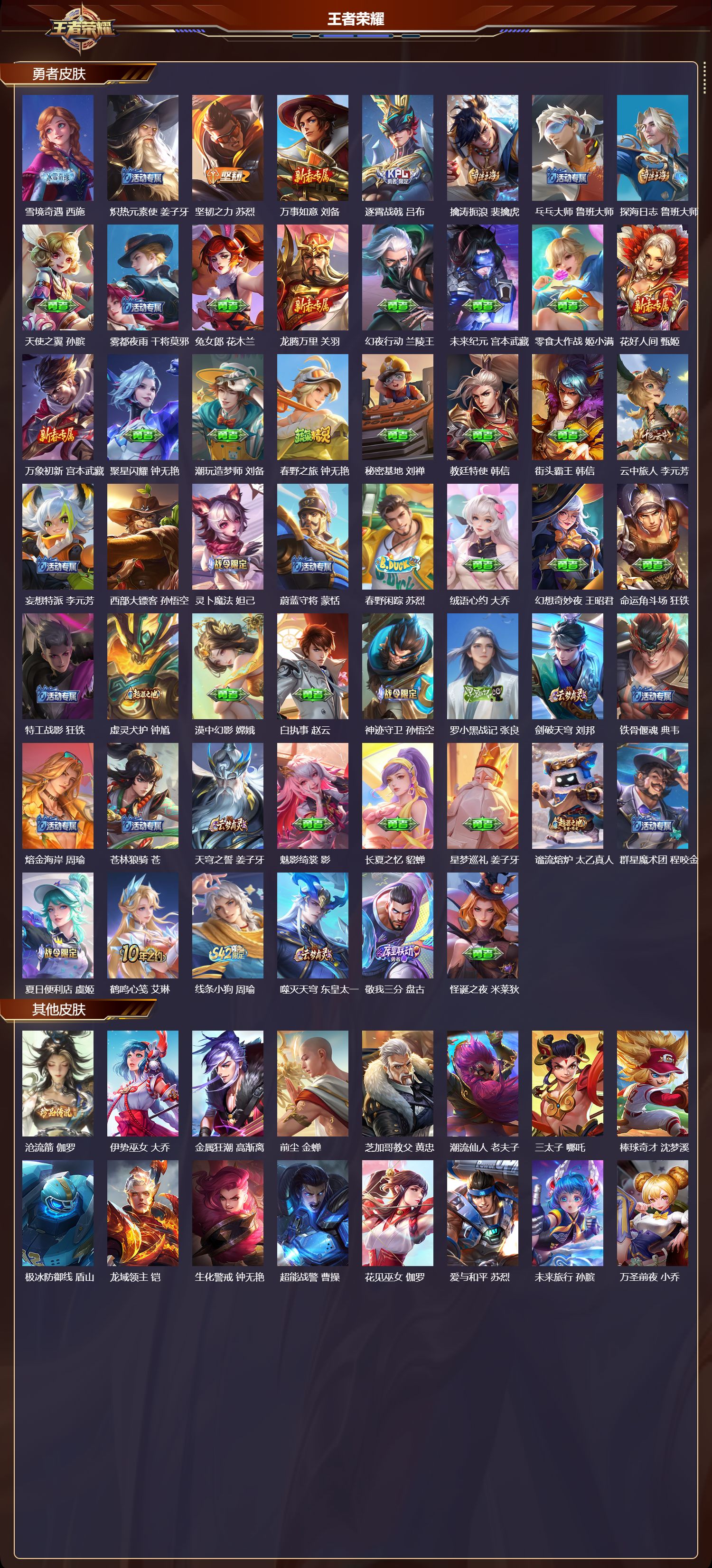 WZQM4217843王者荣耀账号详情图4