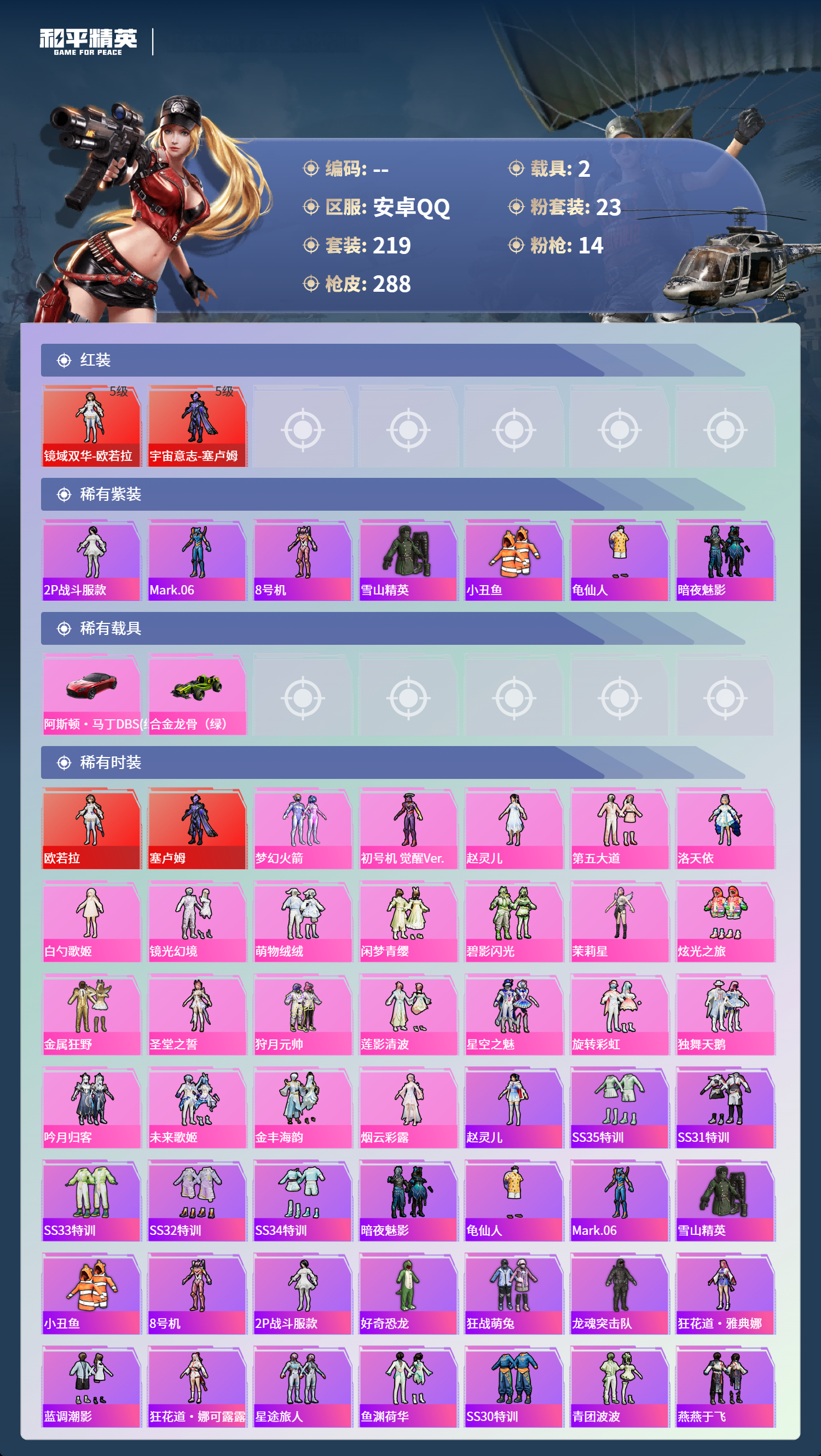 HPCMW4125057和平精英账号详情图2 HPCMW4125057和平精英账号详情图2