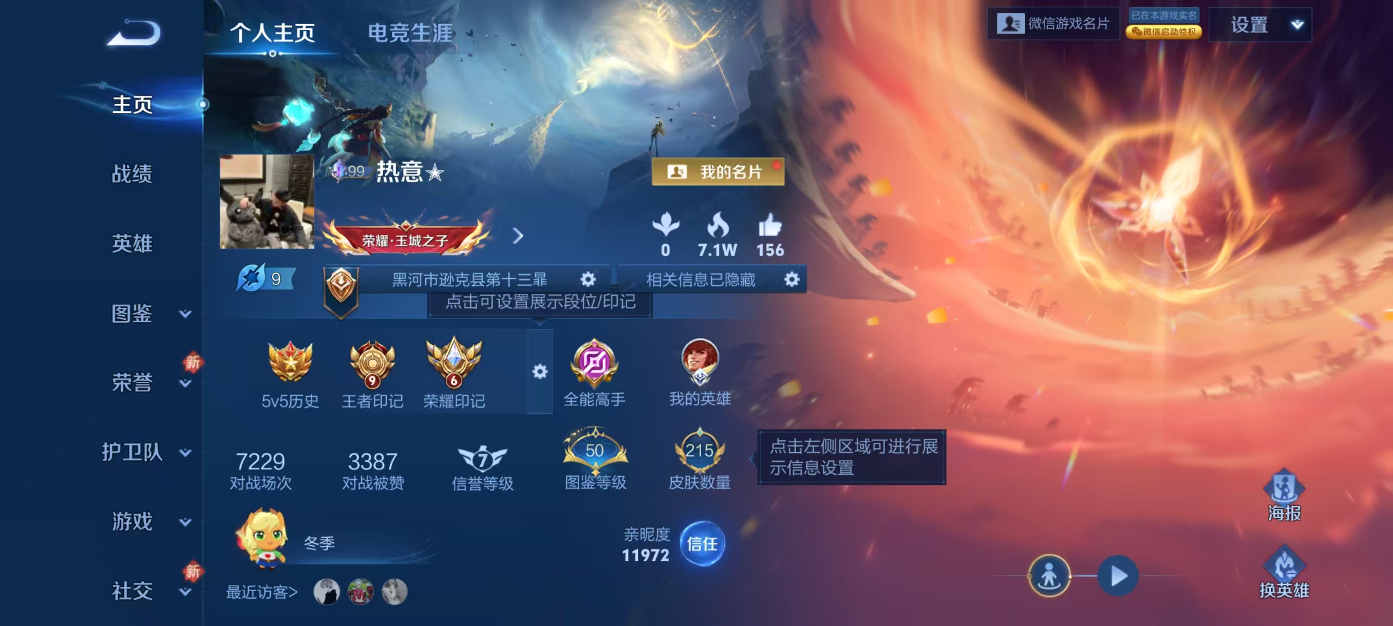 WZCMW4227484王者荣耀账号详情图2