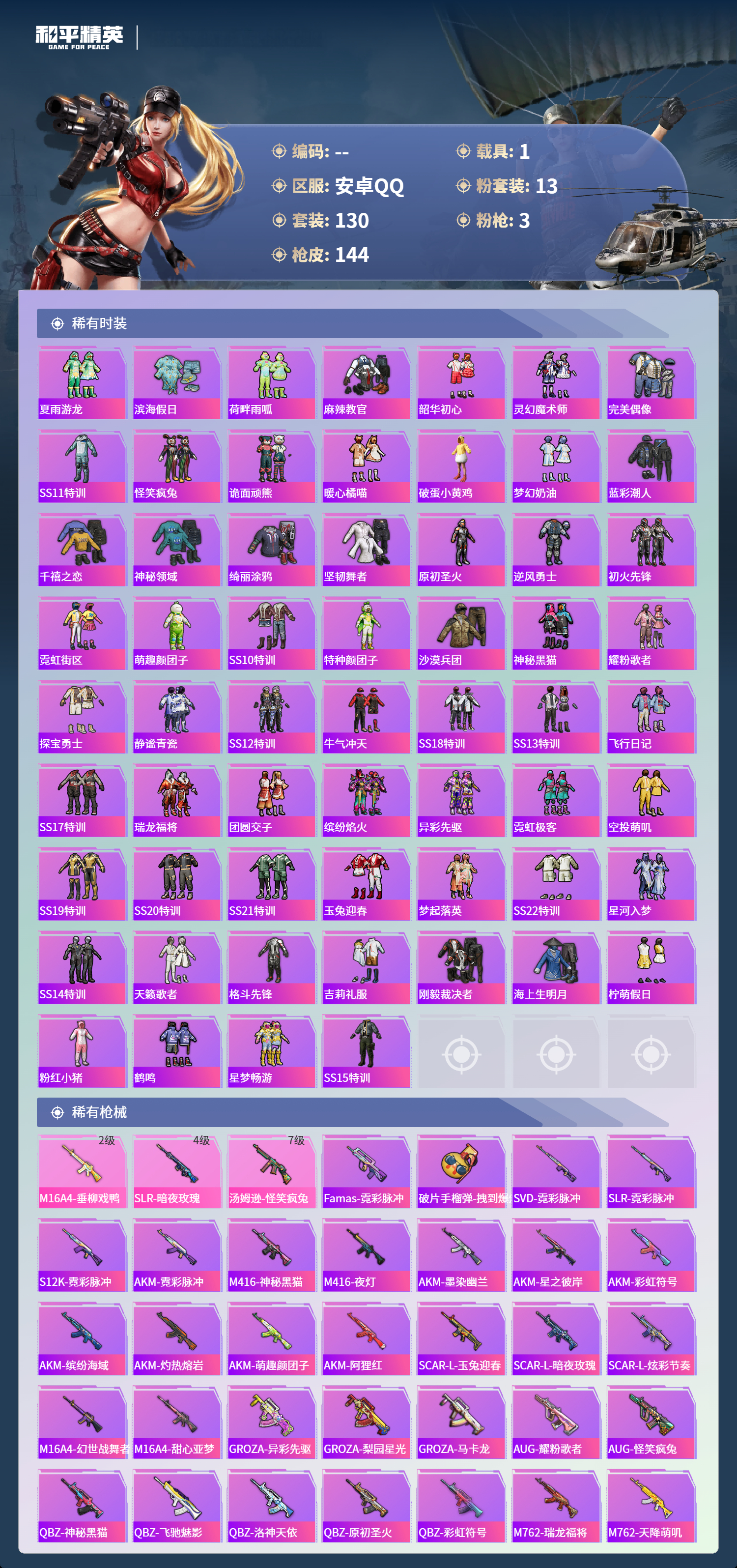 HPCMW4126462和平精英账号详情图3 HPCMW4126462和平精英账号详情图3