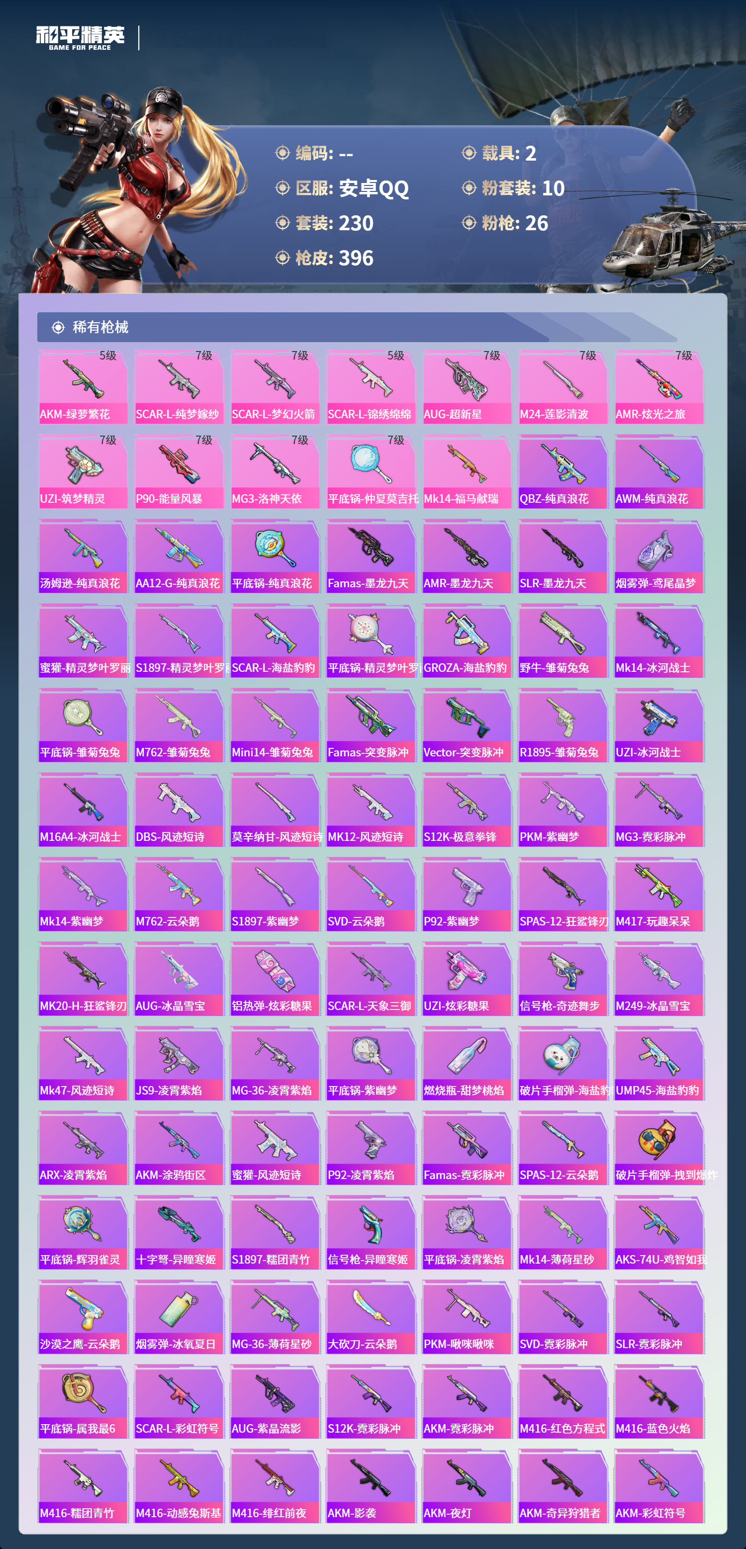 HPCMW4125000和平精英账号详情图5