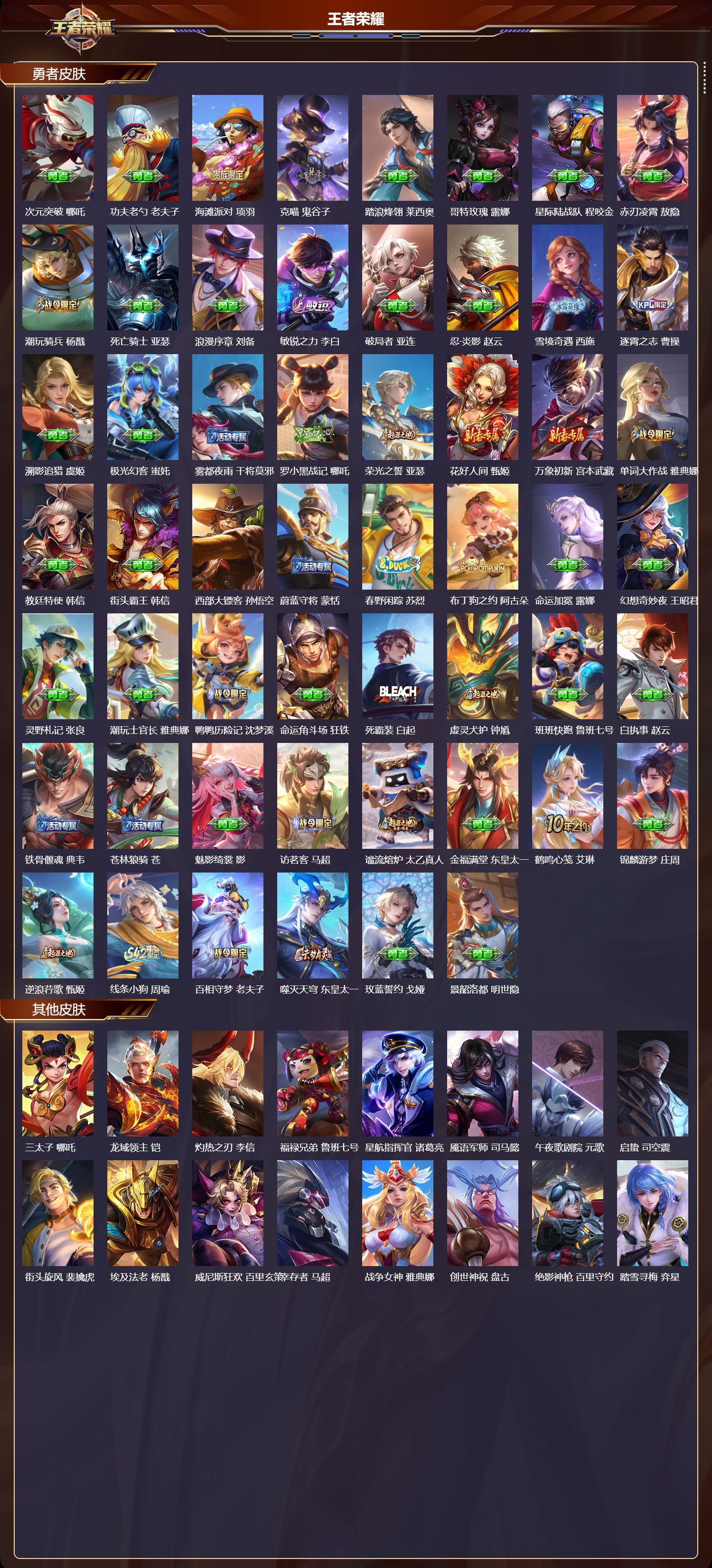 WZQM4220792王者荣耀账号详情图3 WZQM4220792王者荣耀账号详情图3