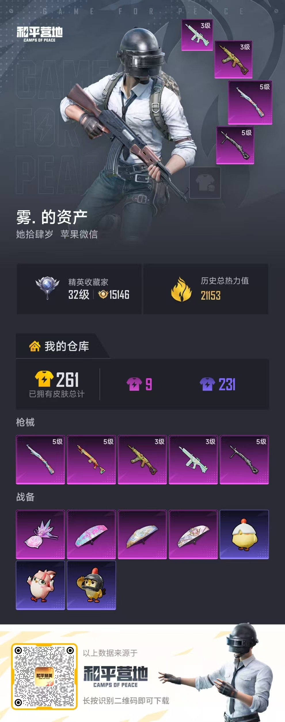 HPCMW4123791和平精英账号详情图2