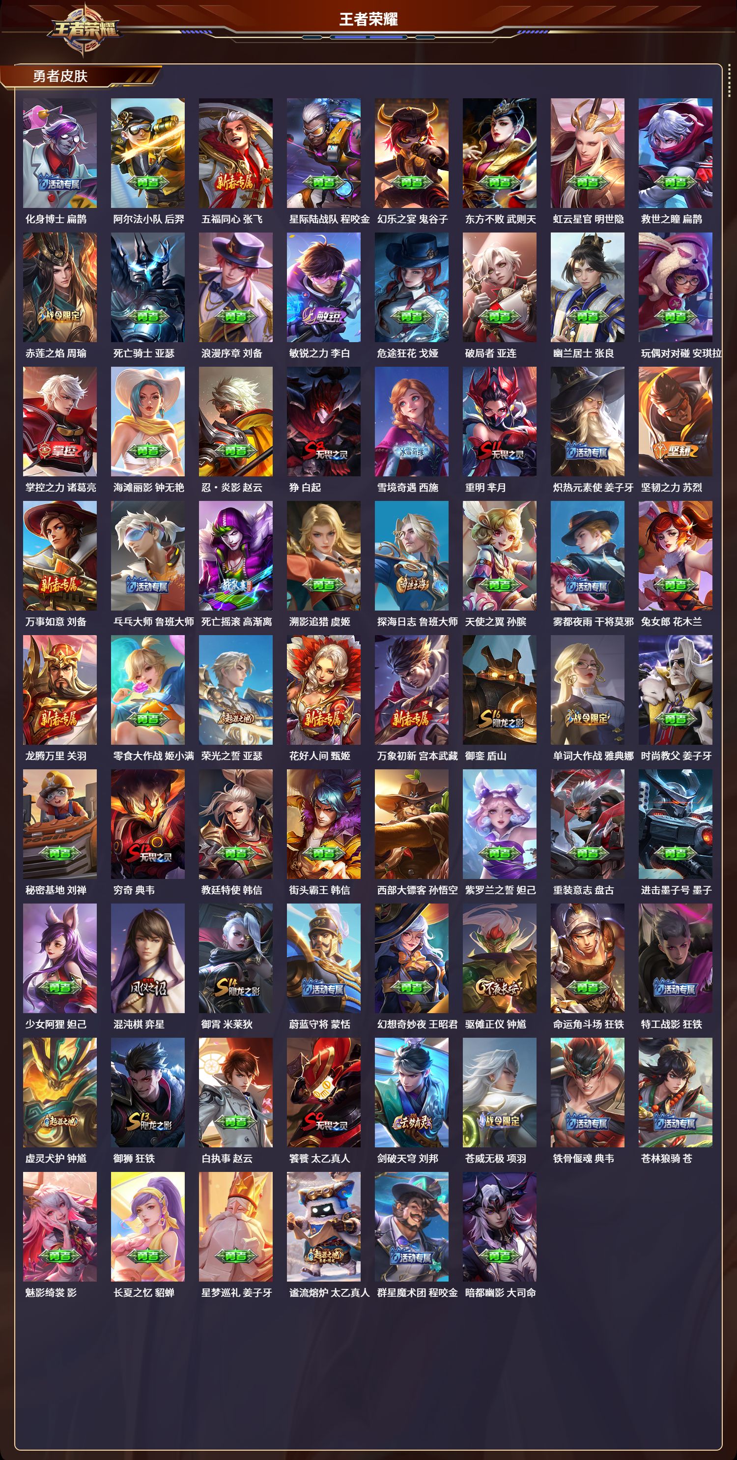 WZLX4225856王者荣耀账号详情图4