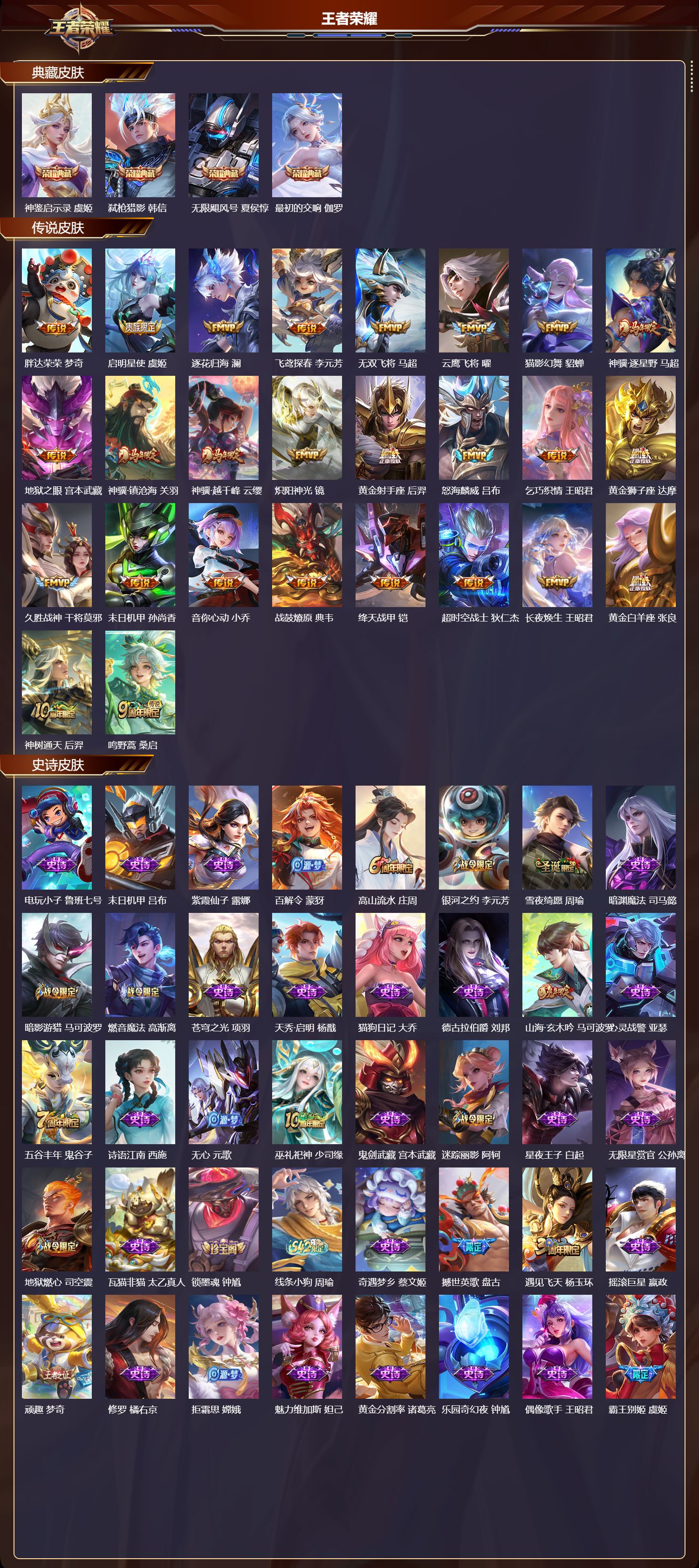 WZCMW4229168王者荣耀账号详情图6 WZCMW4229168王者荣耀账号详情图6