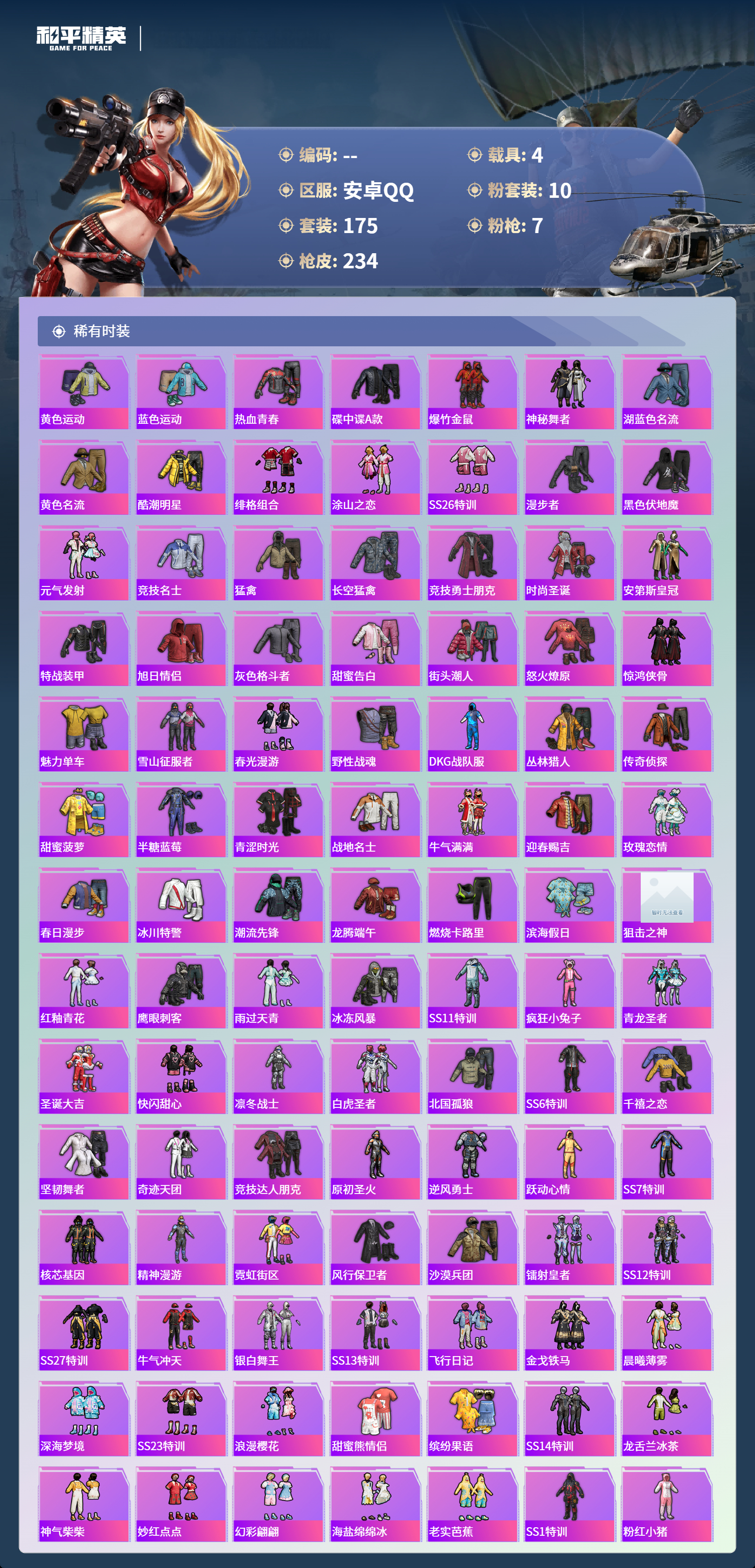 HPCMW4126833和平精英账号详情图3 HPCMW4126833和平精英账号详情图3