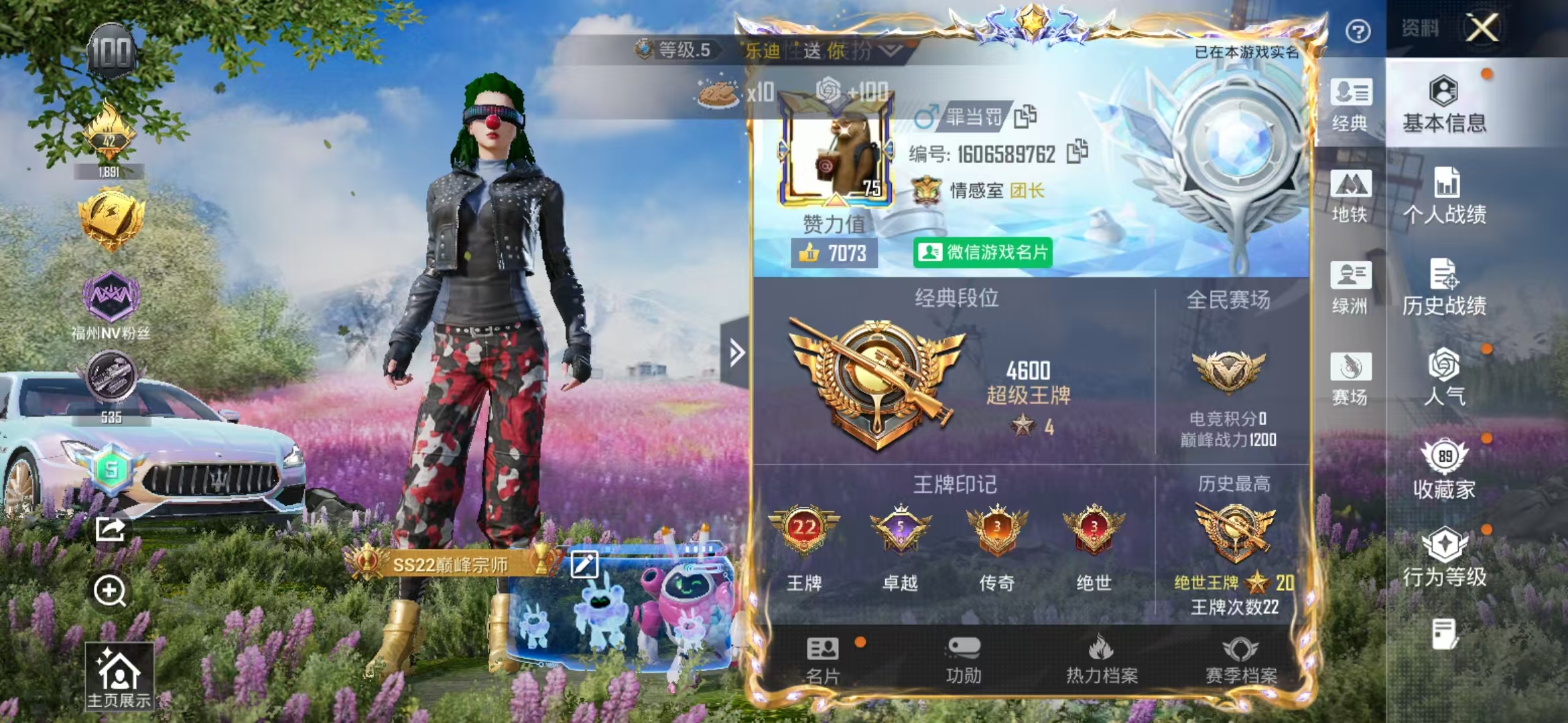 HPSJ4121123和平精英账号详情图3