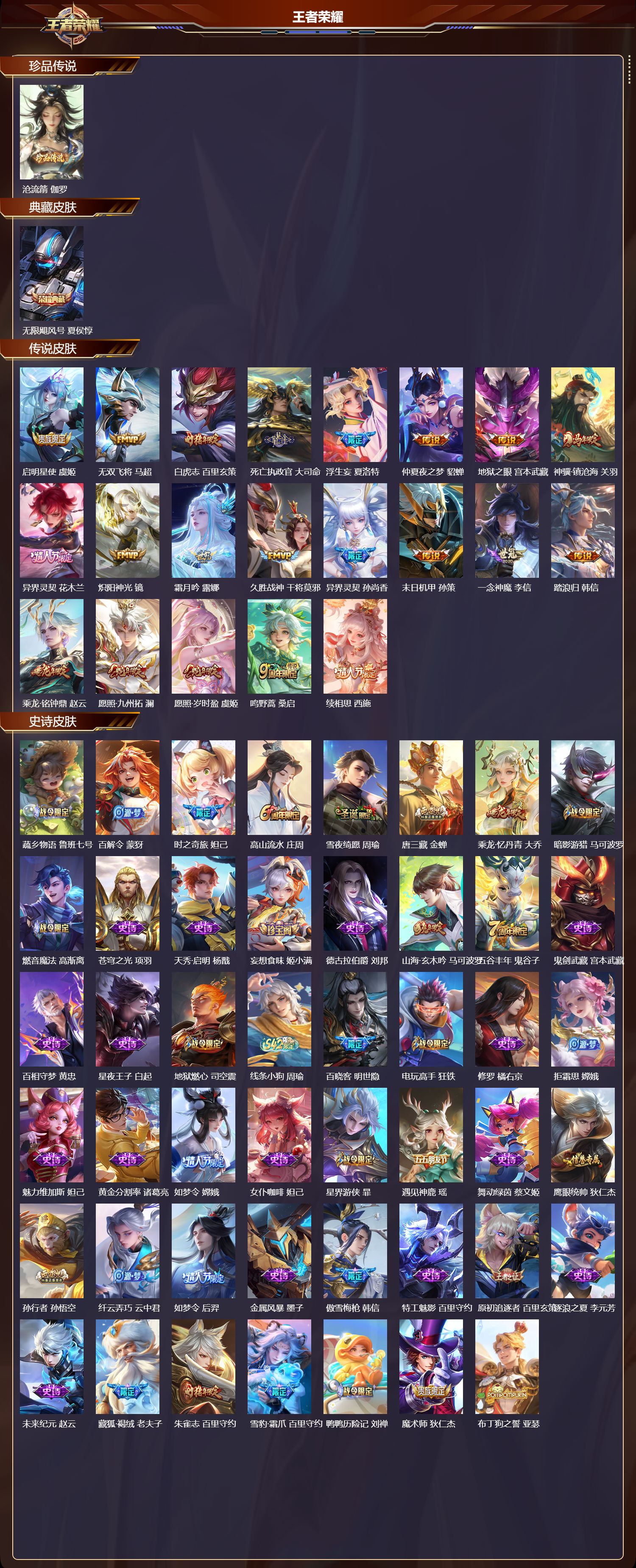 WZCMW4229010王者荣耀账号详情图6 WZCMW4229010王者荣耀账号详情图6