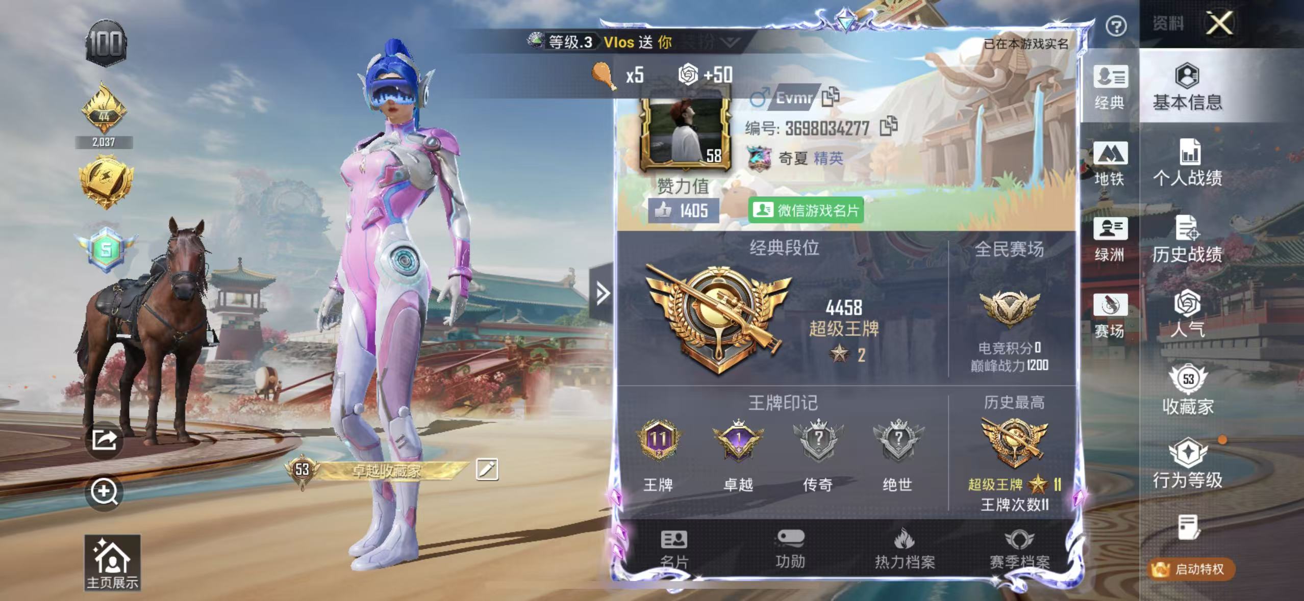 HPCMW4123739和平精英账号详情图3