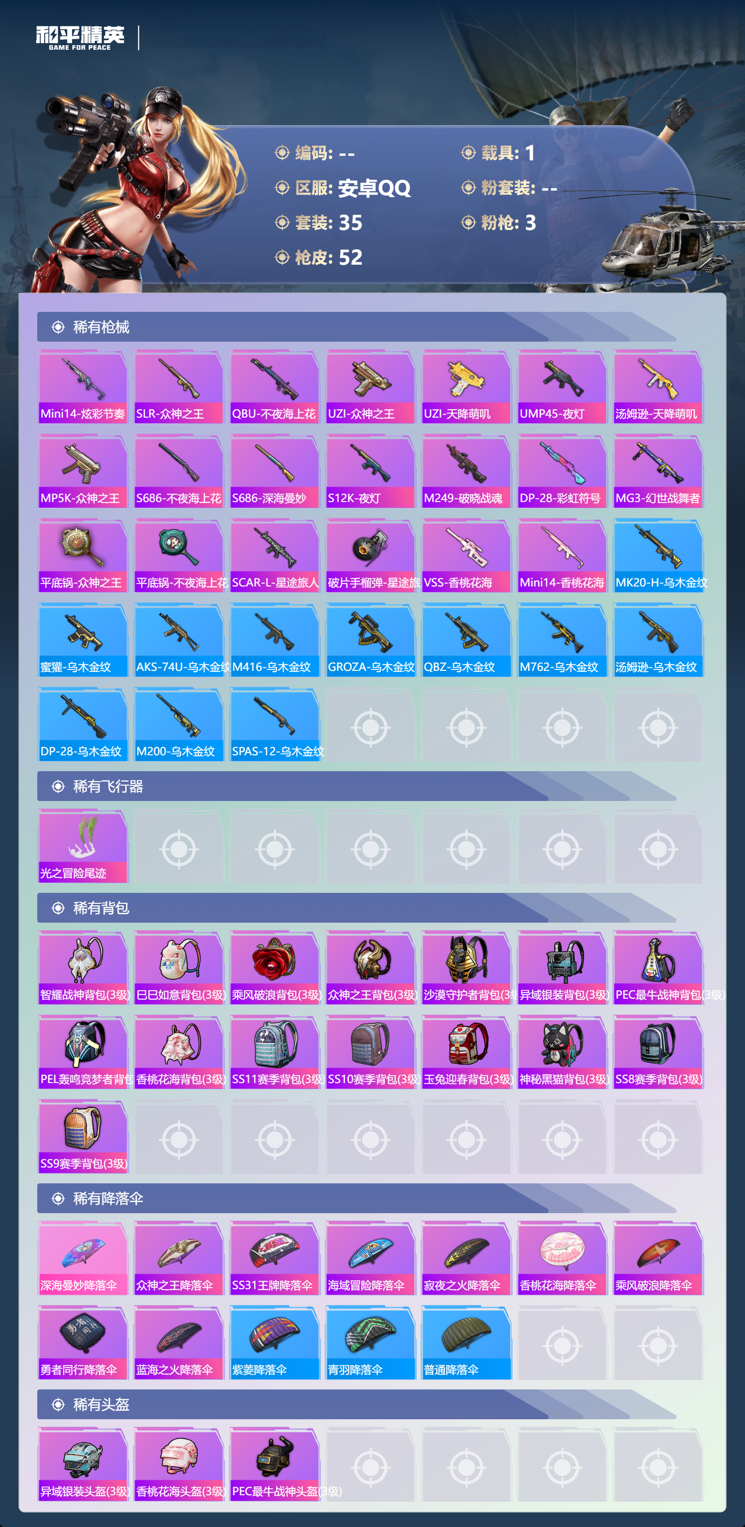 HPSJ4125802和平精英账号详情图6 HPSJ4125802和平精英账号详情图6