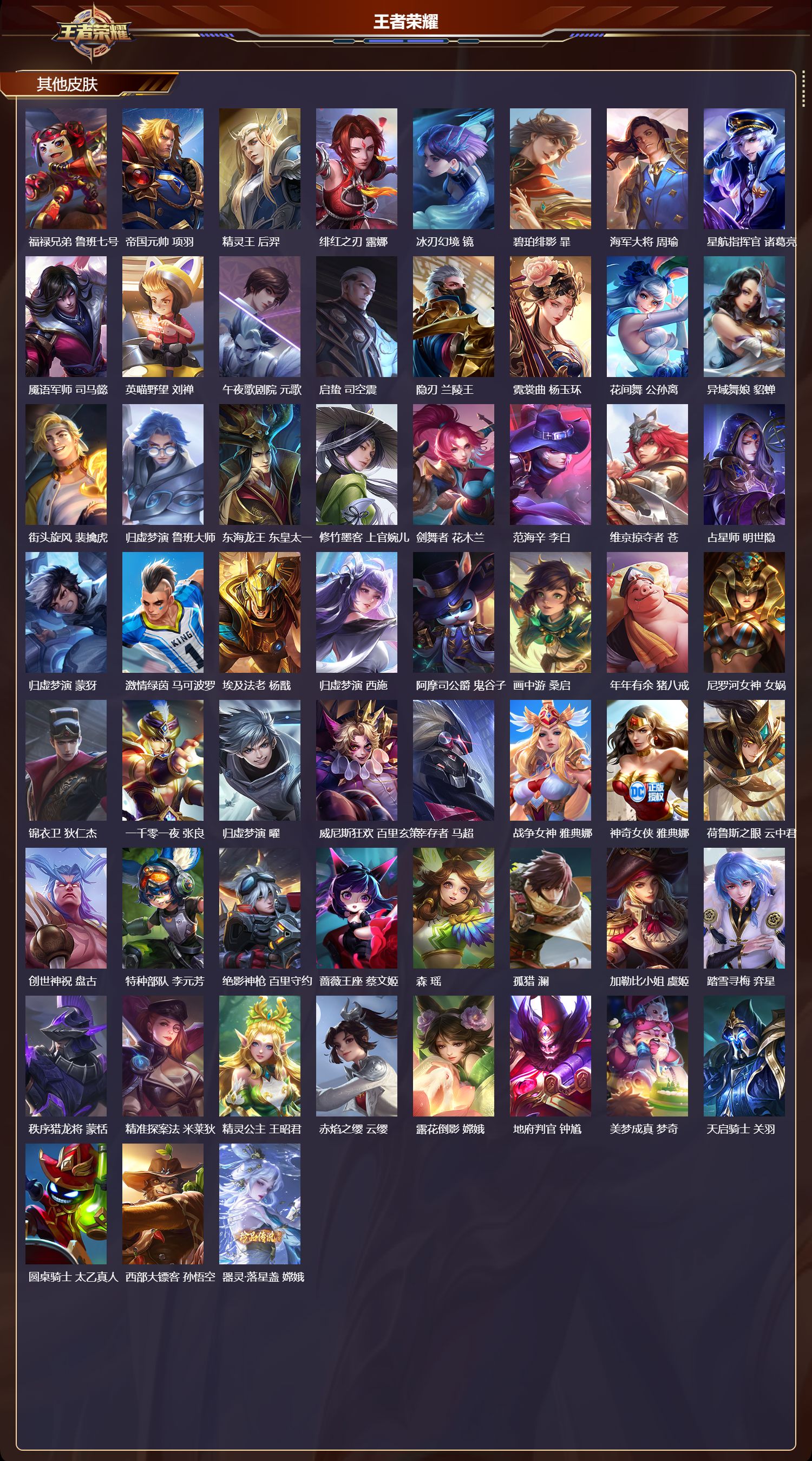 WZQM4220806王者荣耀账号详情图8