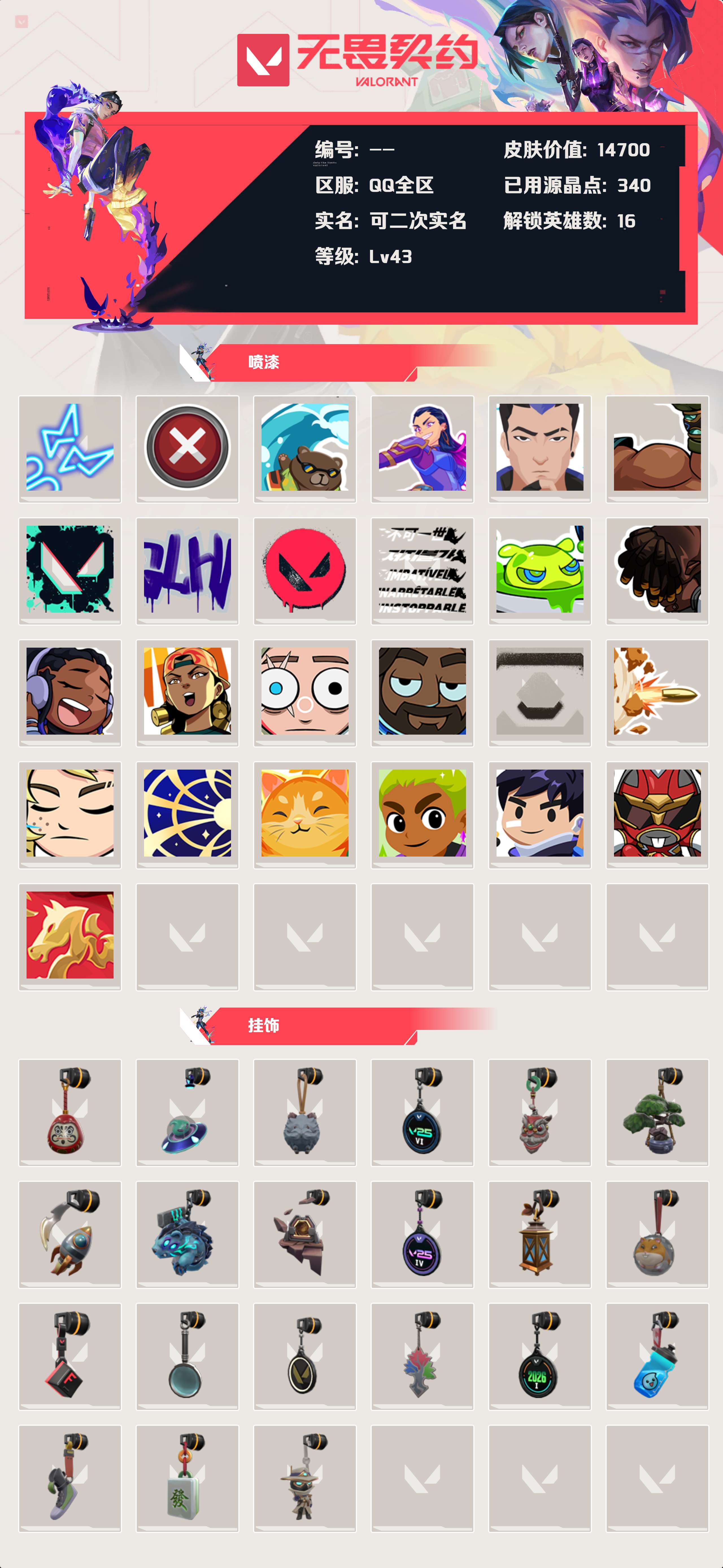 WWQLX425069无畏契约账号详情图3