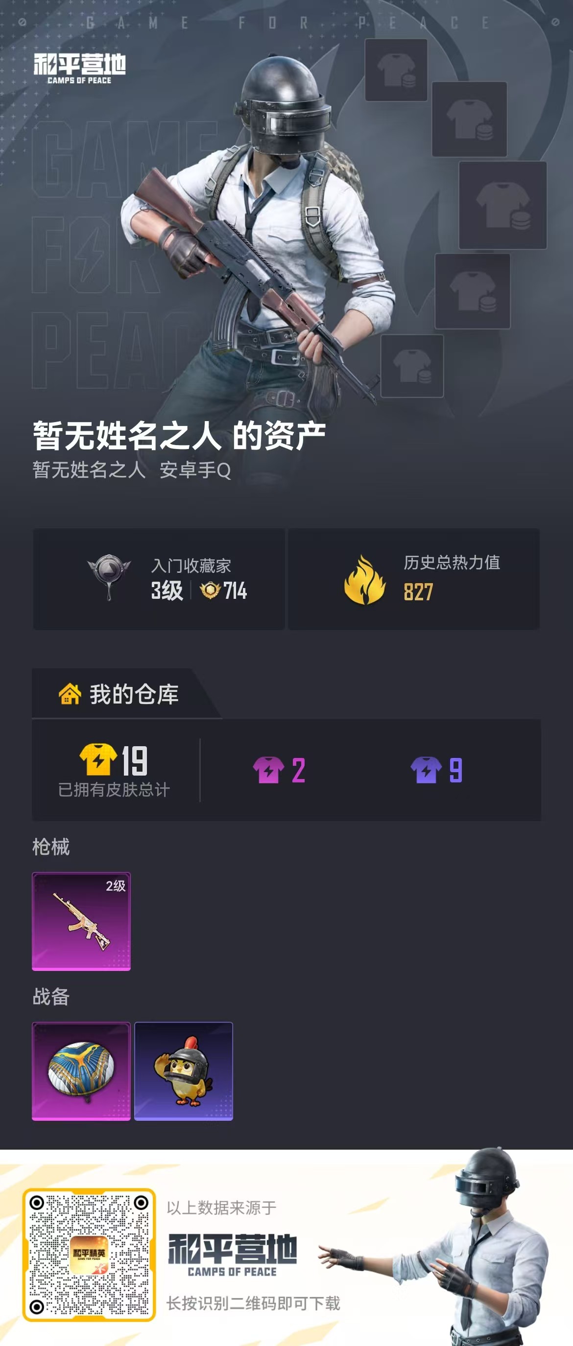 HPCMW4123962和平精英账号详情图2 HPCMW4123962和平精英账号详情图2