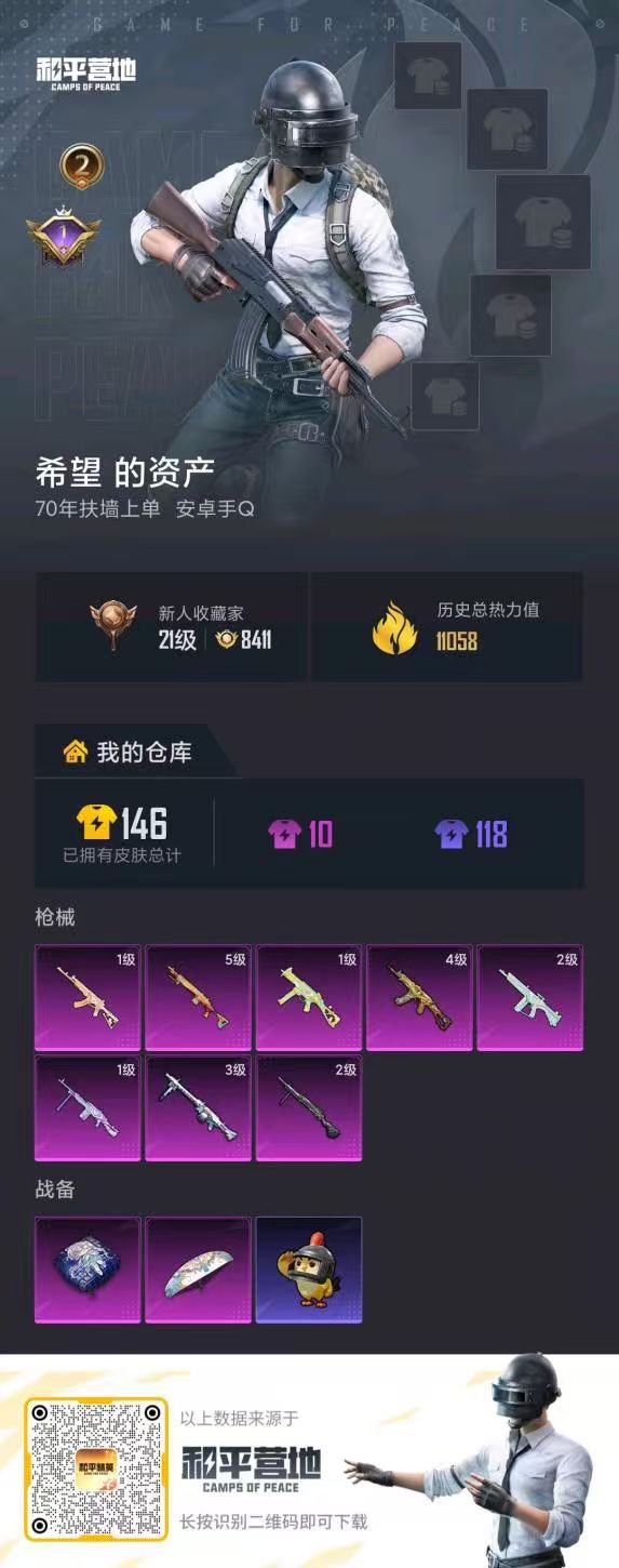 HPCMW4125074和平精英账号详情图2 HPCMW4125074和平精英账号详情图2