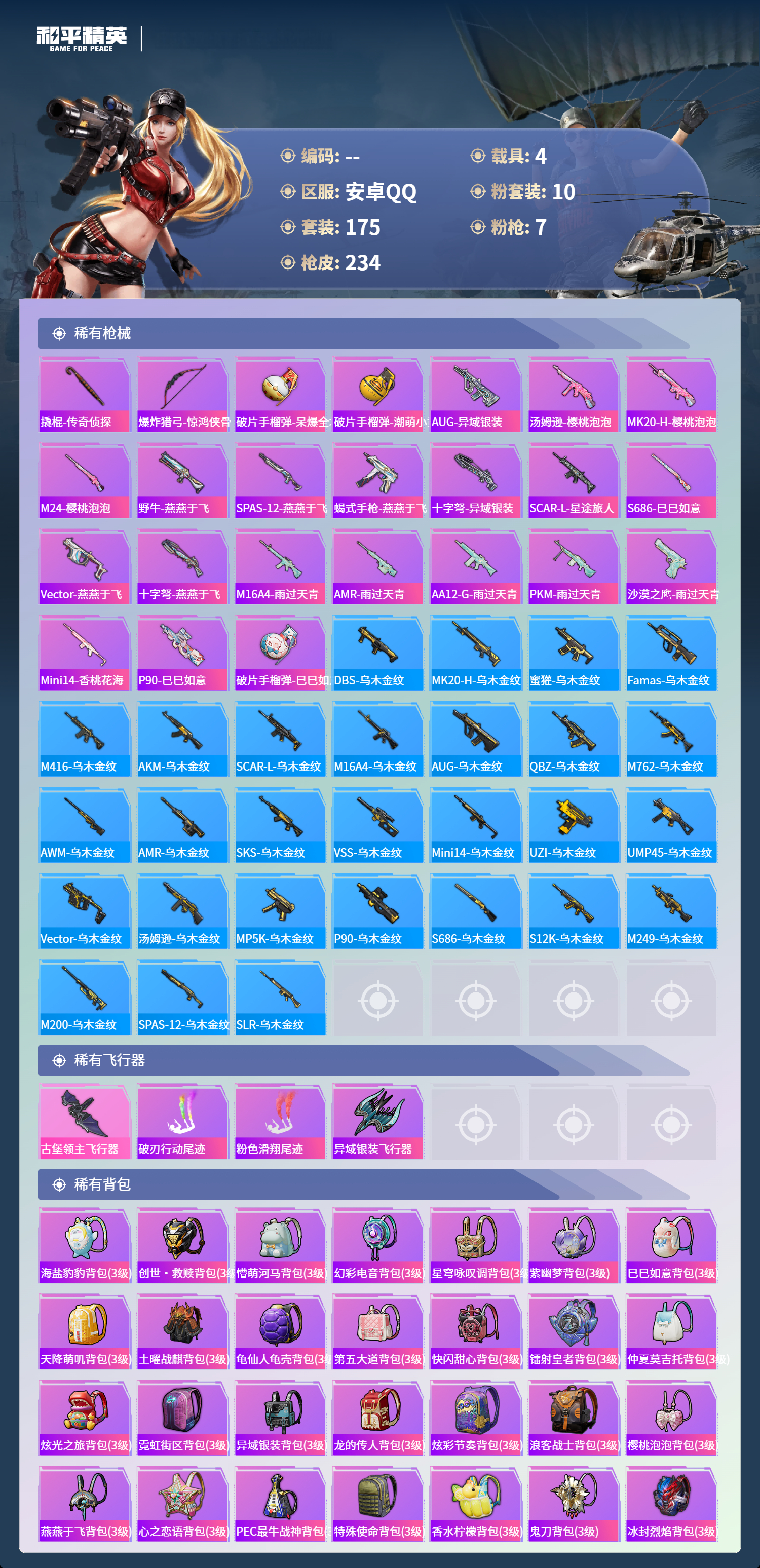 HPCMW4126833和平精英账号详情图6 HPCMW4126833和平精英账号详情图6