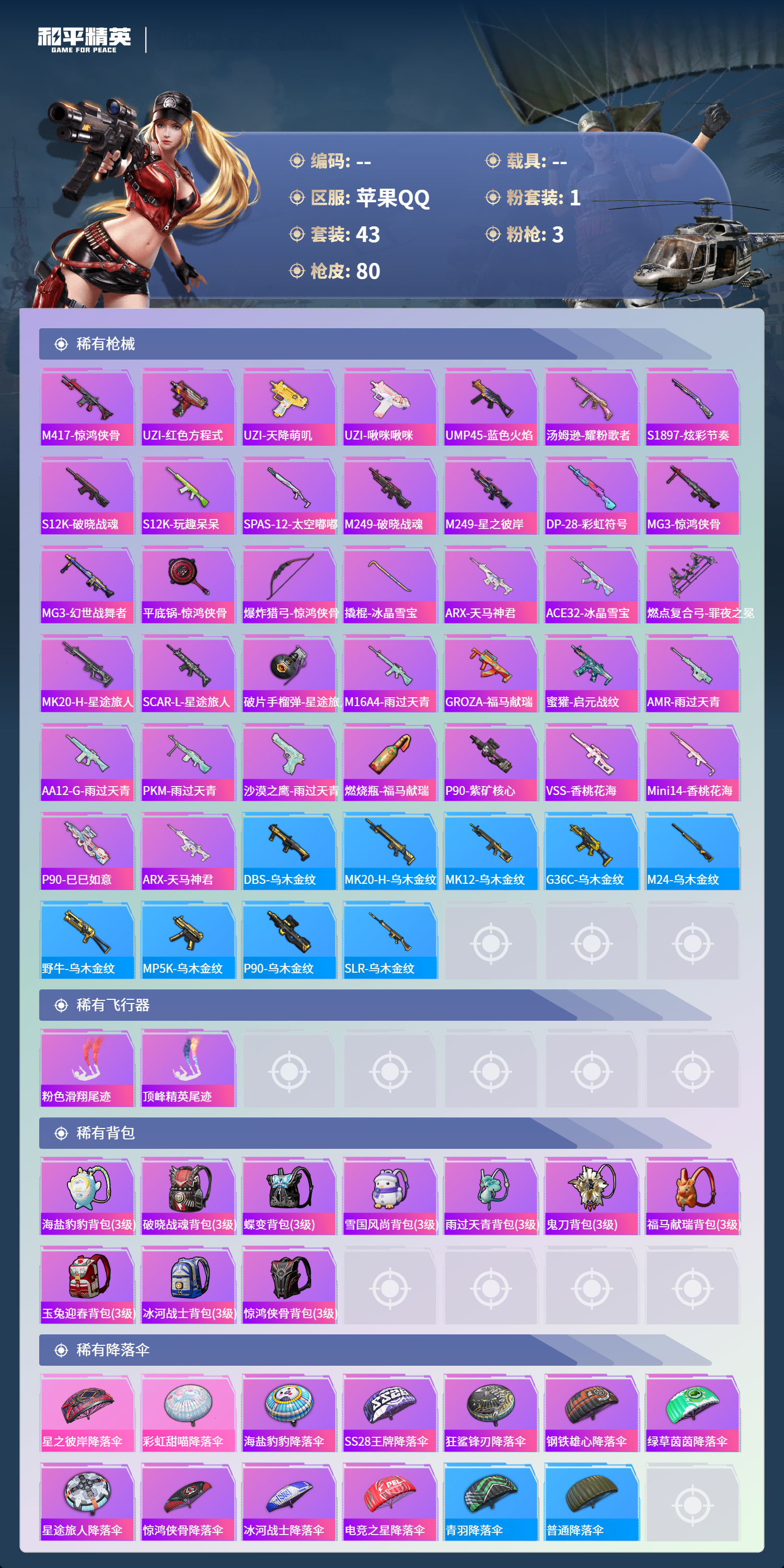 HPCMW4126892和平精英账号详情图3 HPCMW4126892和平精英账号详情图3