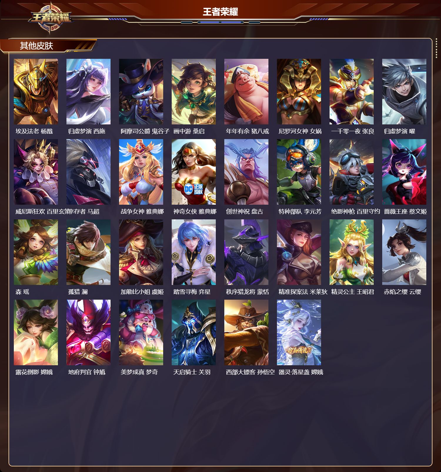 WZQM4220499王者荣耀账号详情图5