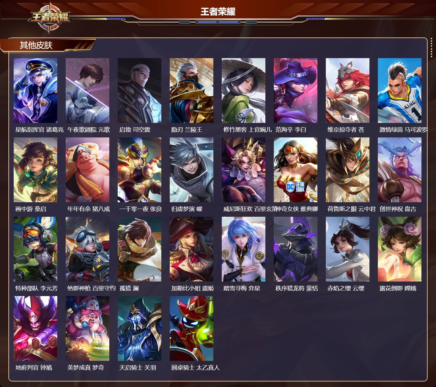 WZQM4220432王者荣耀账号详情图5