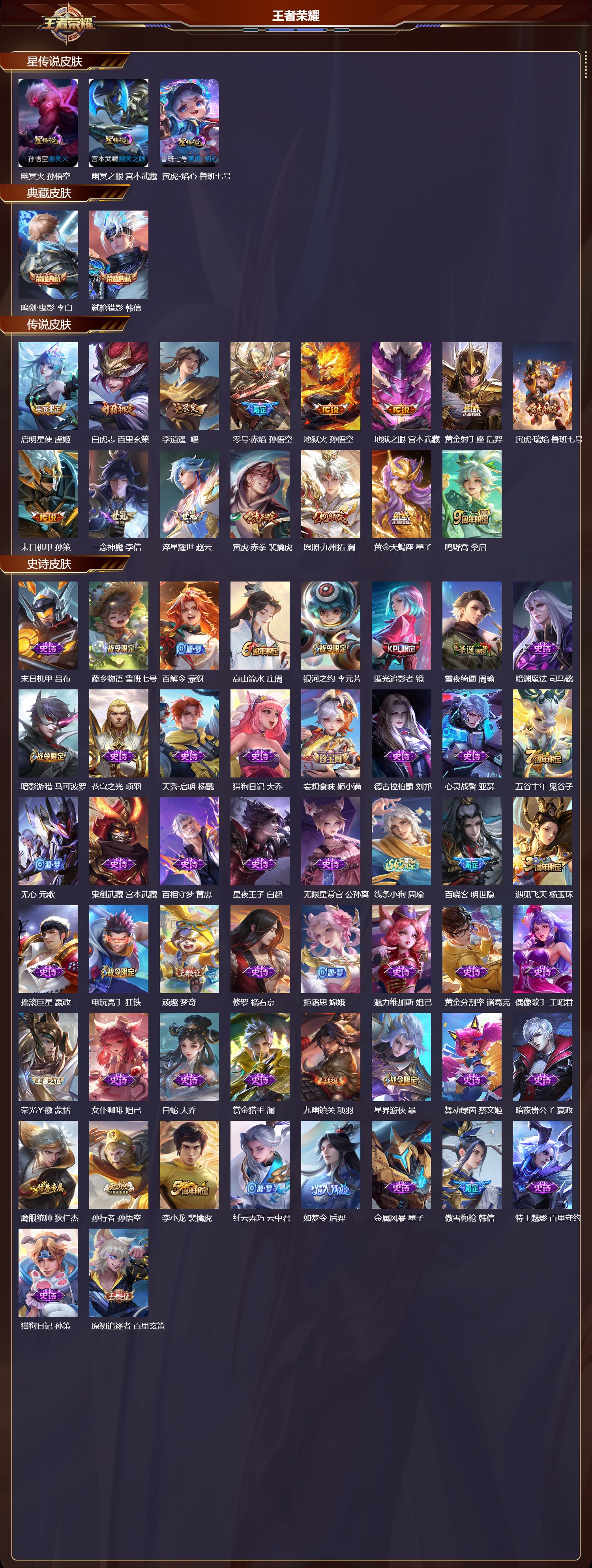 WZQM4224661王者荣耀账号详情图2 WZQM4224661王者荣耀账号详情图2