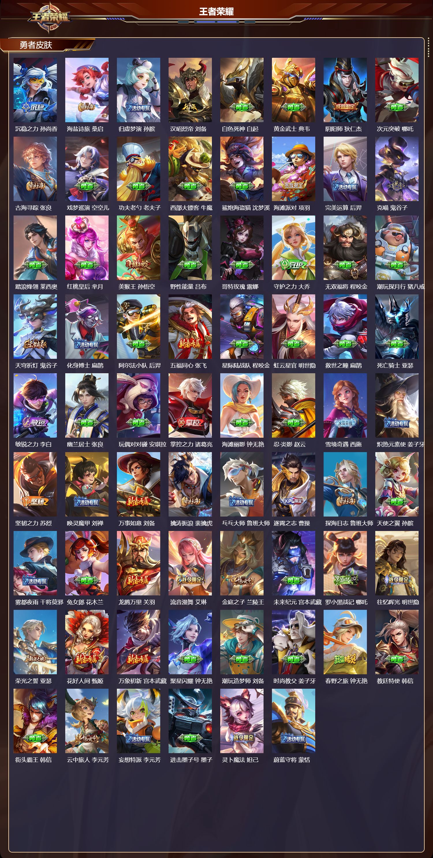 WZQM4224748王者荣耀账号详情图4