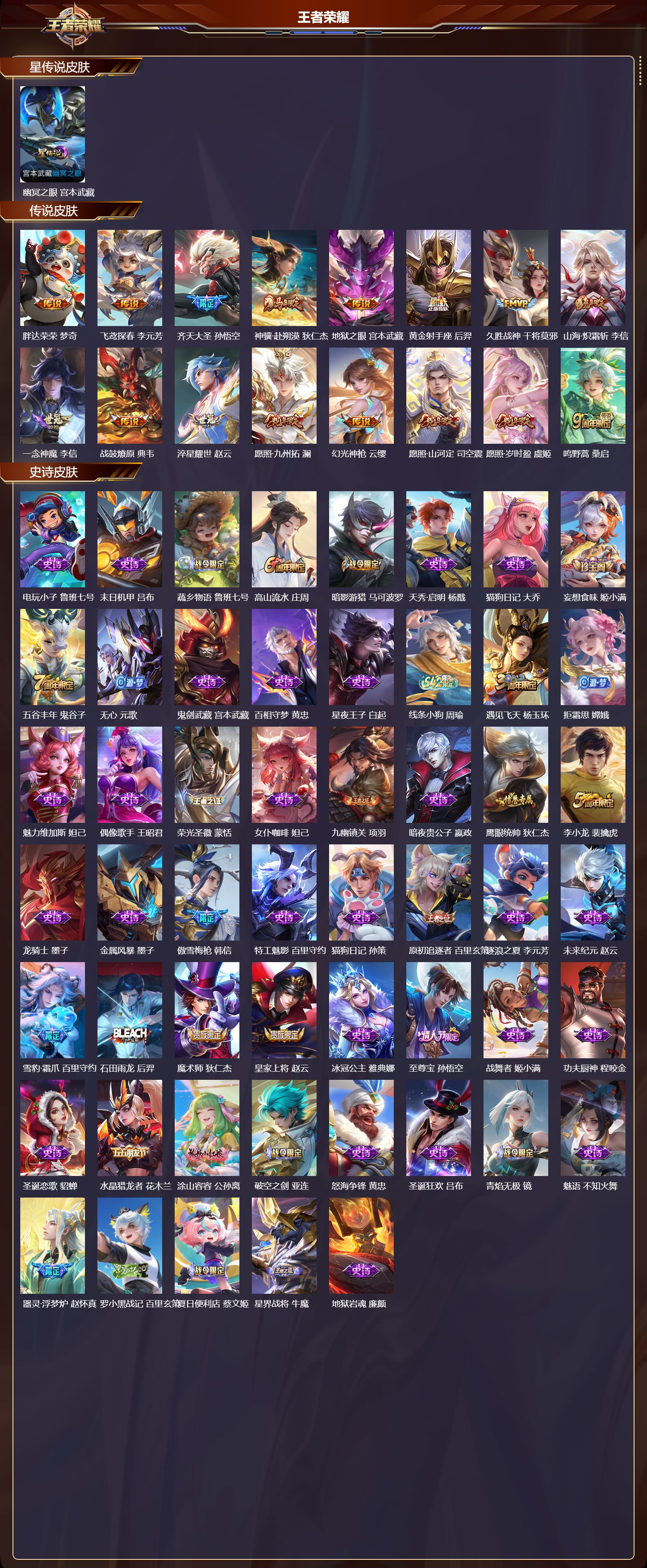 WZQM4224576王者荣耀账号详情图2 WZQM4224576王者荣耀账号详情图2