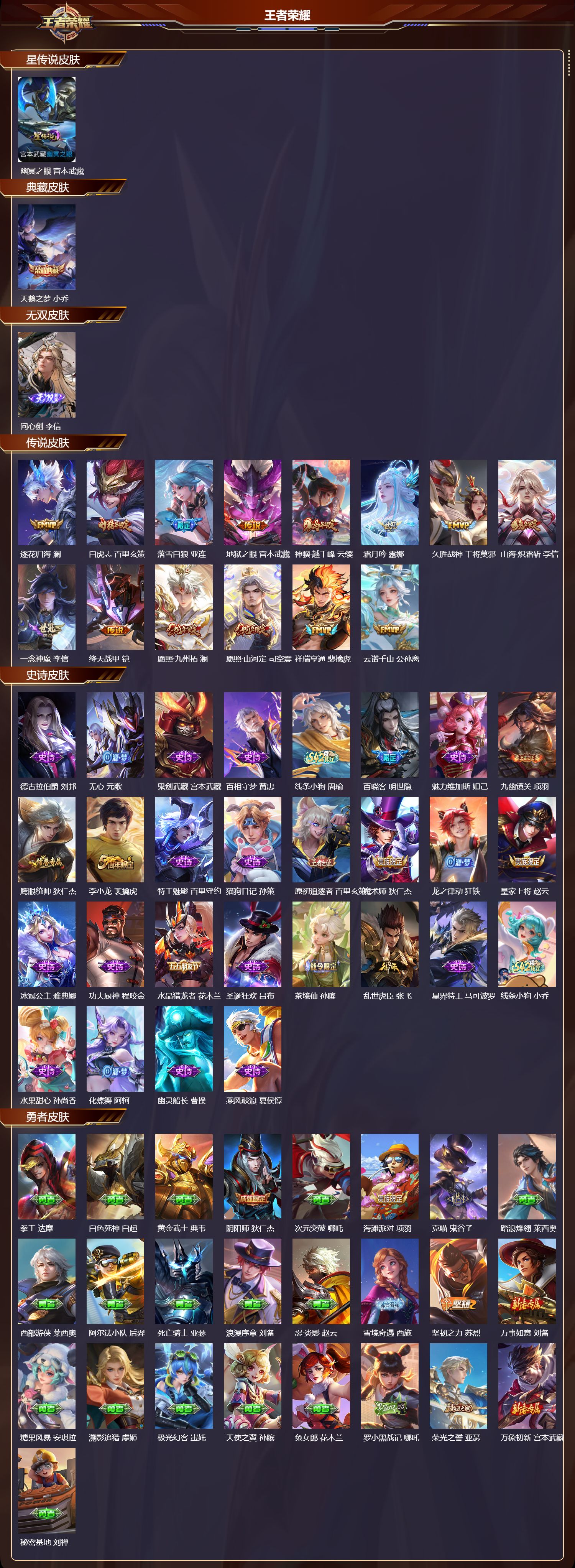 WZQM4224614王者荣耀账号详情图2