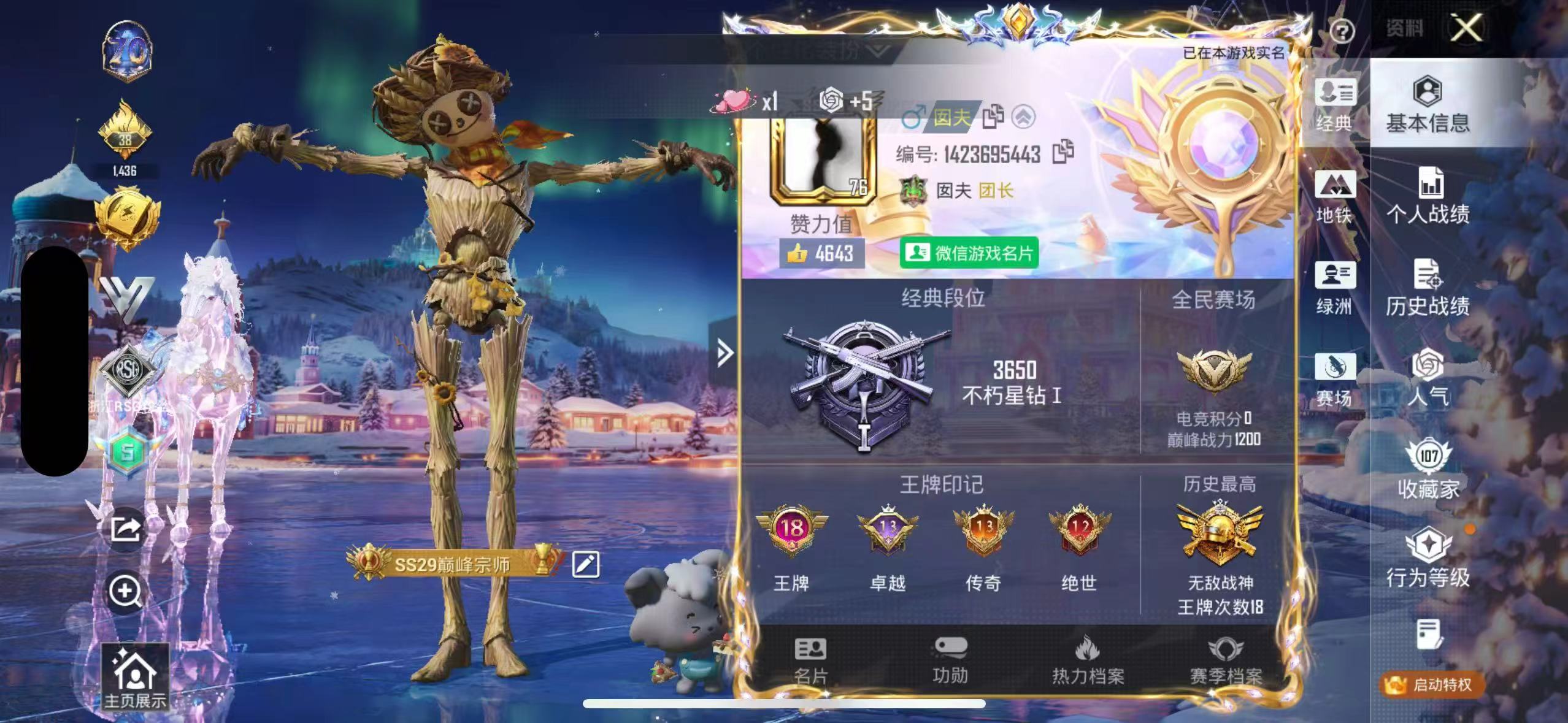 HPSJ4123704和平精英账号详情图3