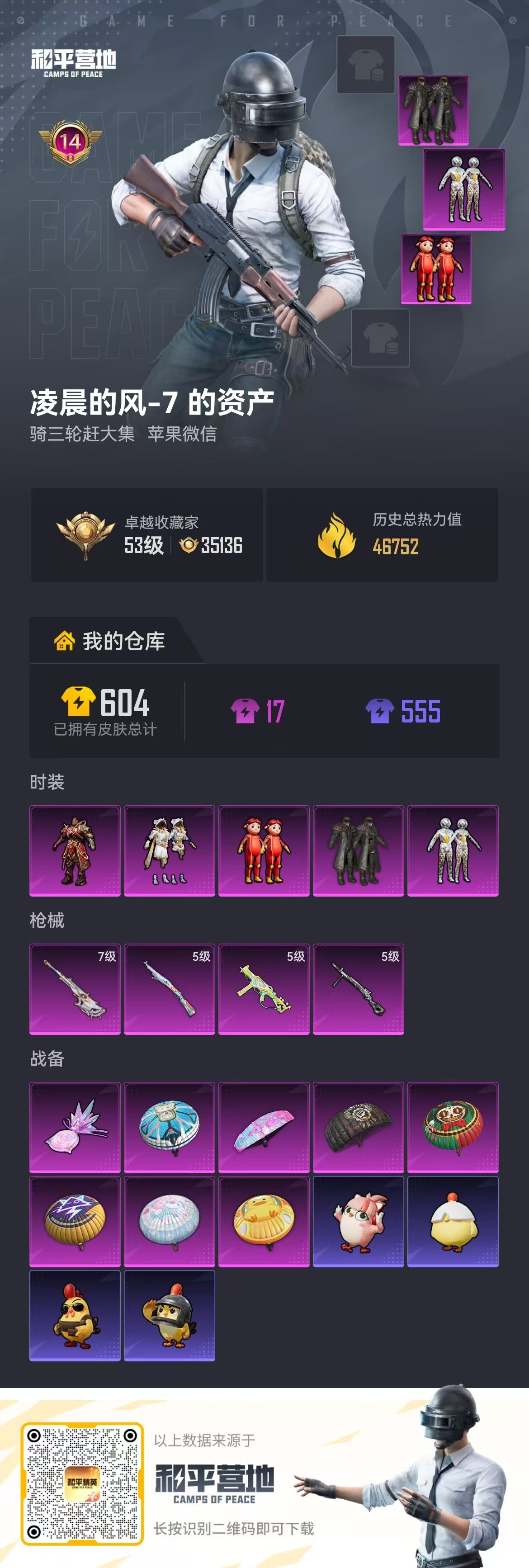 HPSJ4122865和平精英账号详情图2 HPSJ4122865和平精英账号详情图2