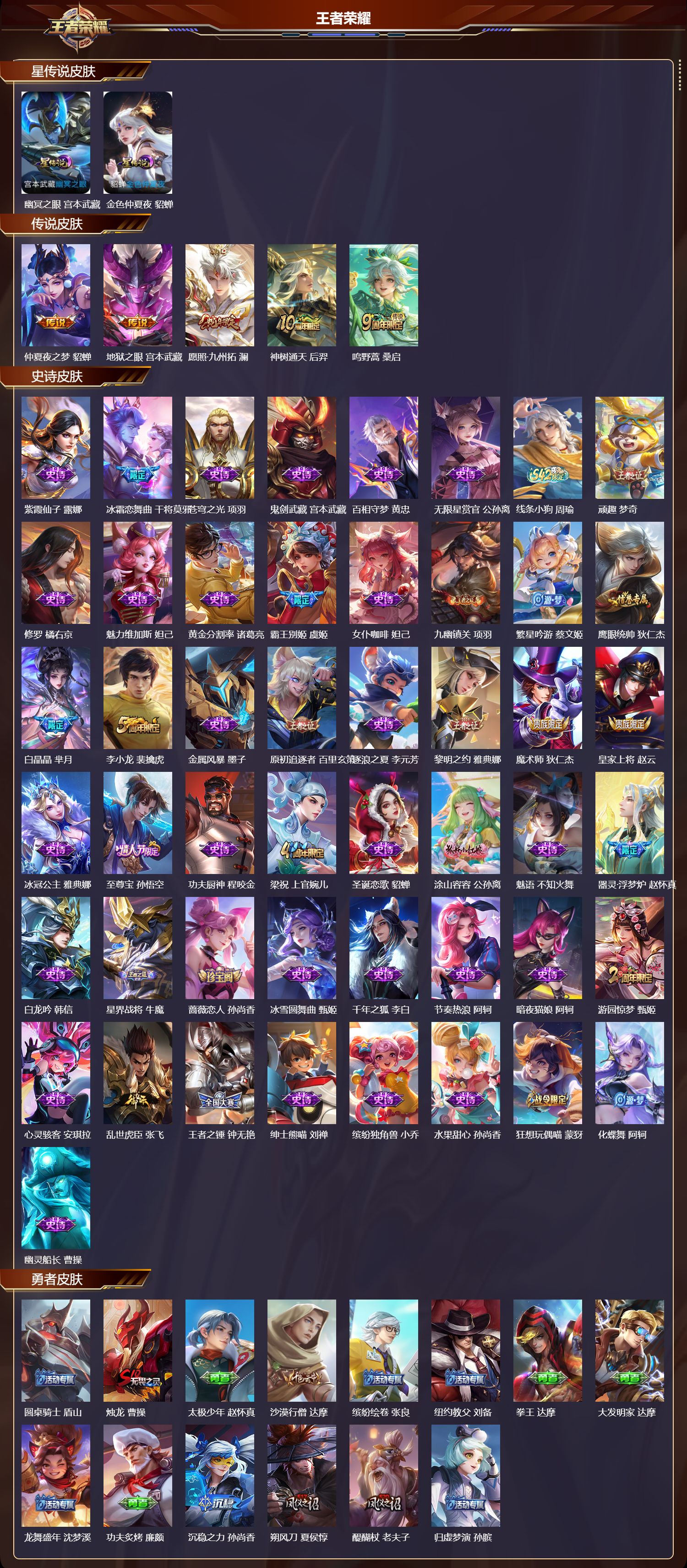 WZLX4227567王者荣耀账号详情图3 WZLX4227567王者荣耀账号详情图3