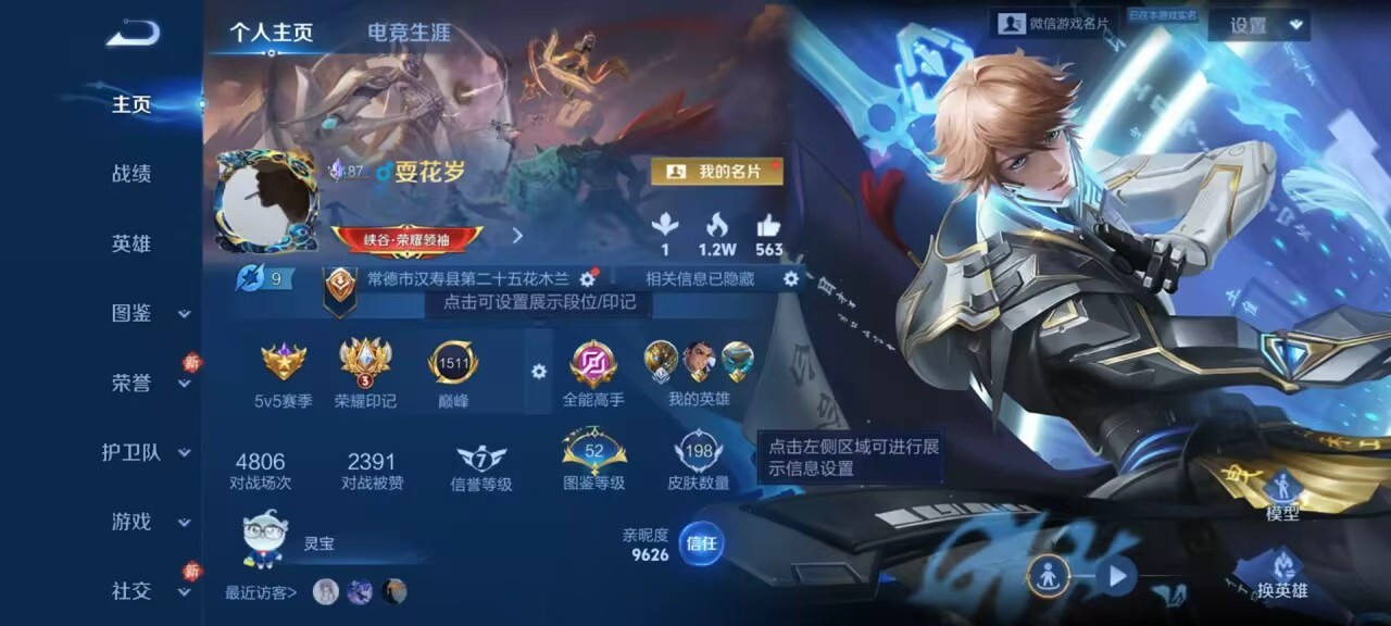 WZCMW4230771王者荣耀账号详情图2