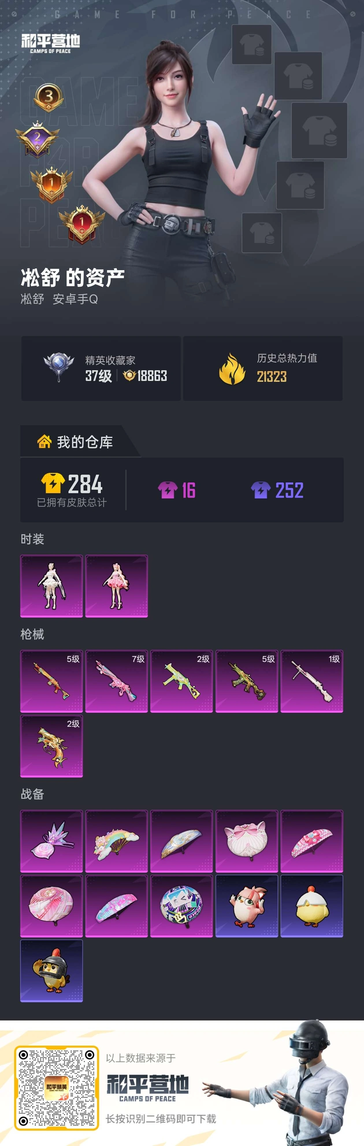 HPCMW4125648和平精英账号详情图2 HPCMW4125648和平精英账号详情图2