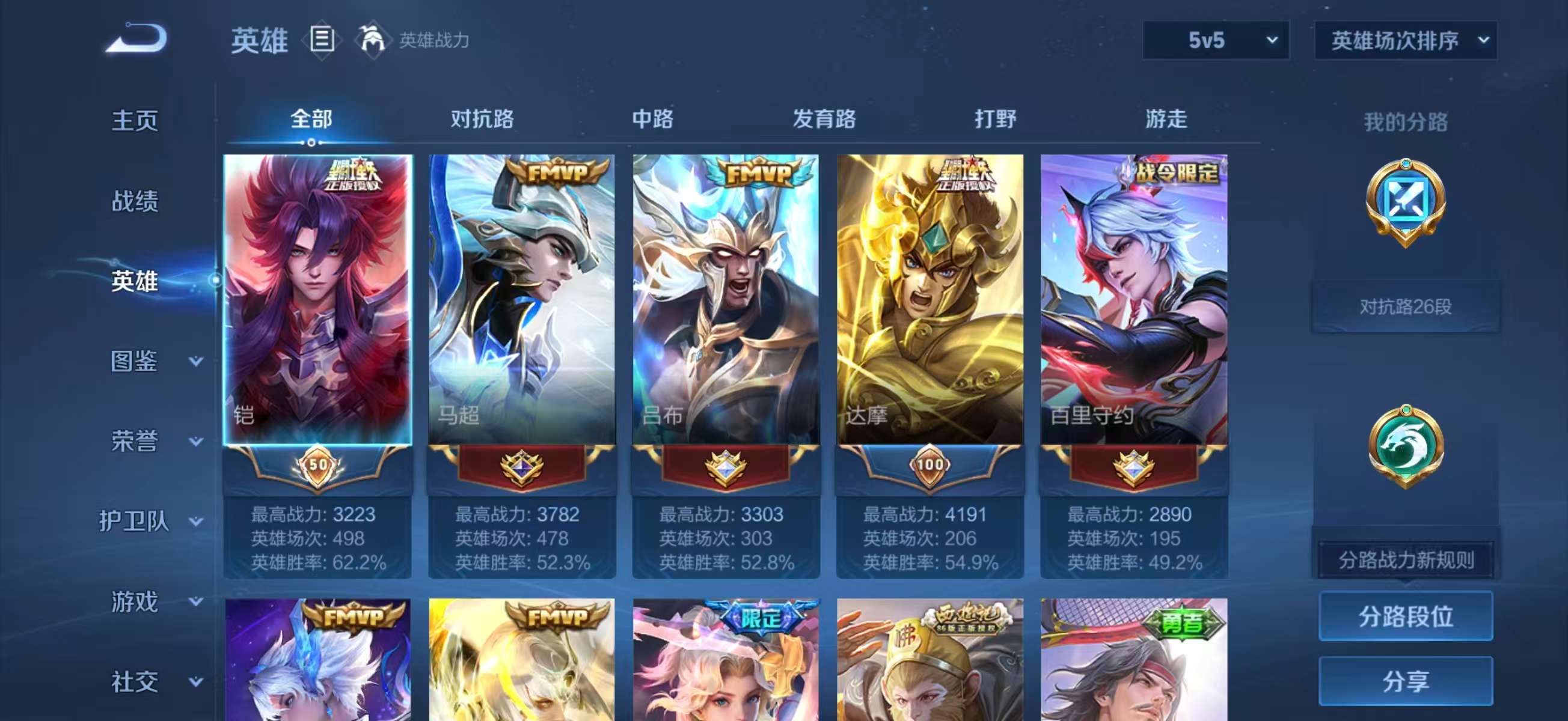 WZCMW4230881王者荣耀账号详情图4