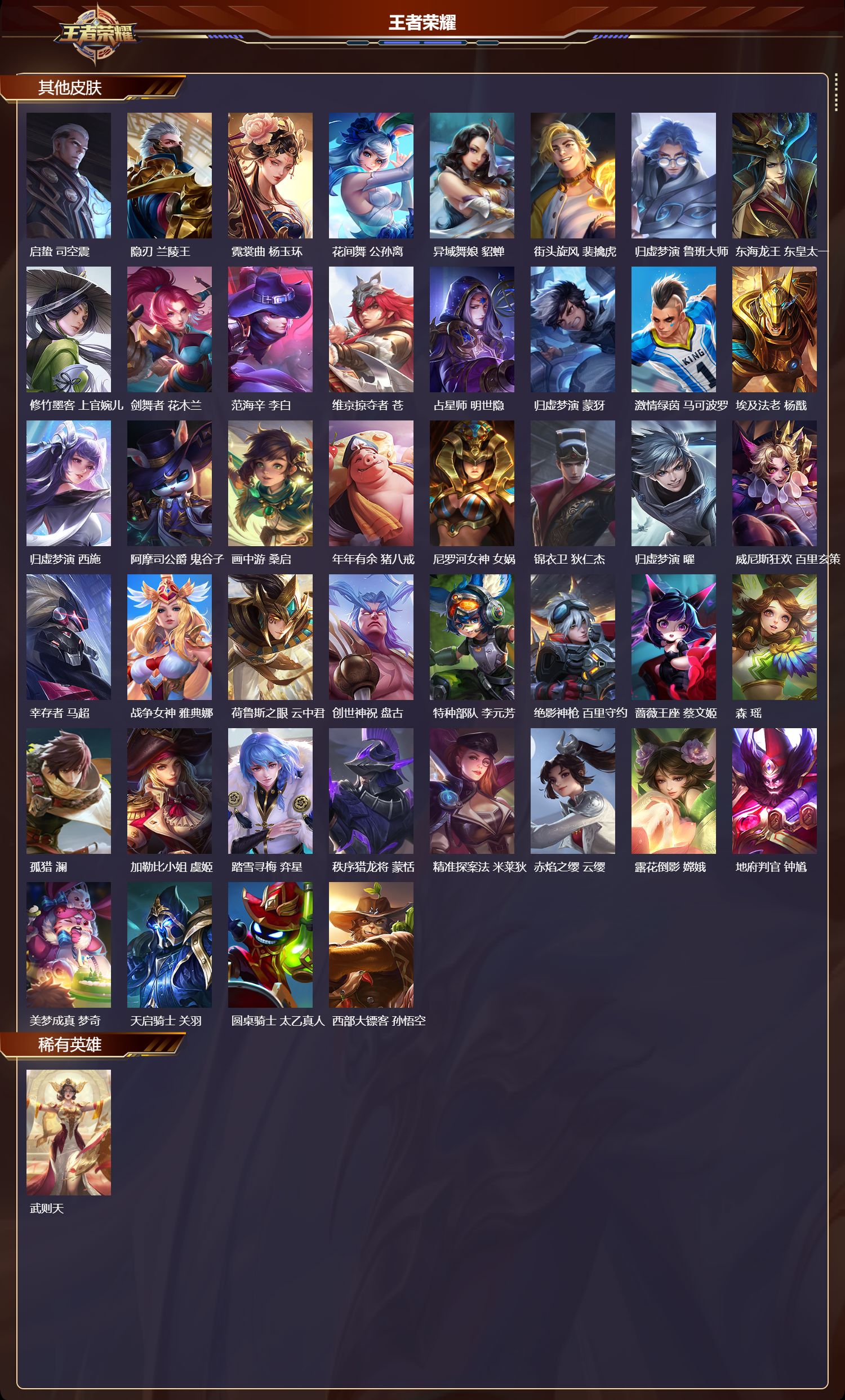 WZQM4224423王者荣耀账号详情图6 WZQM4224423王者荣耀账号详情图6