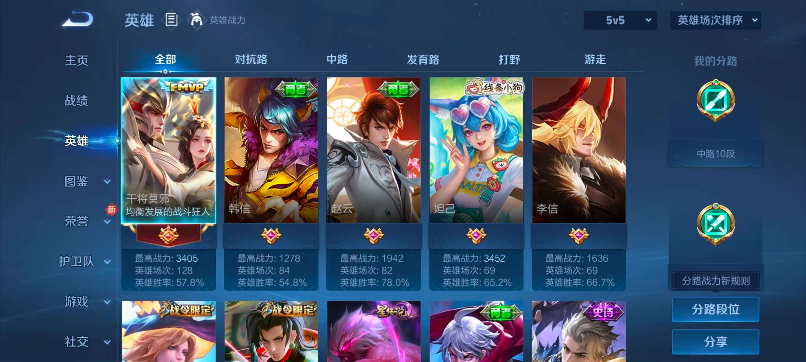 WZCMW4231081王者荣耀账号详情图3