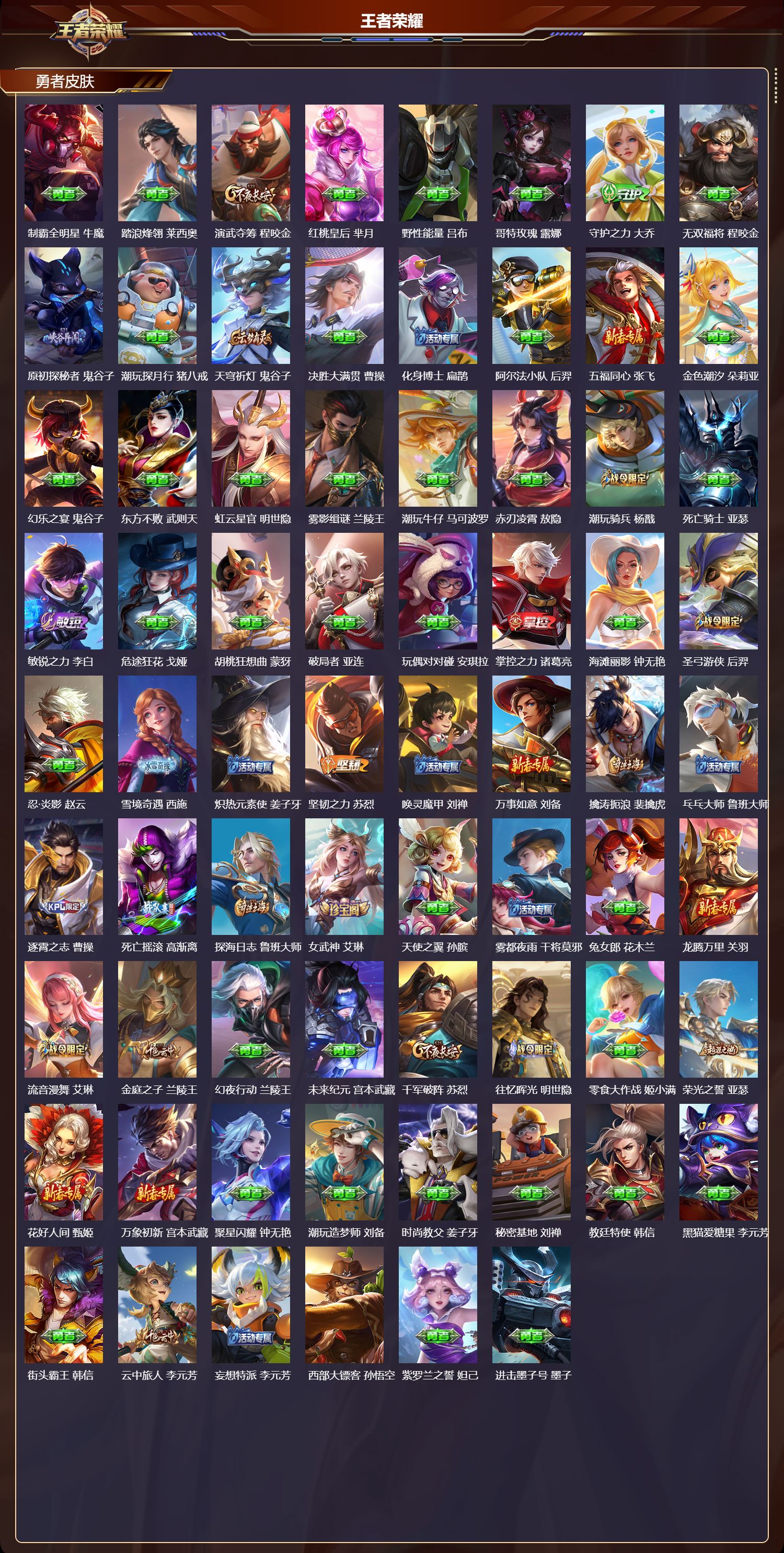 WZQM4224423王者荣耀账号详情图4 WZQM4224423王者荣耀账号详情图4