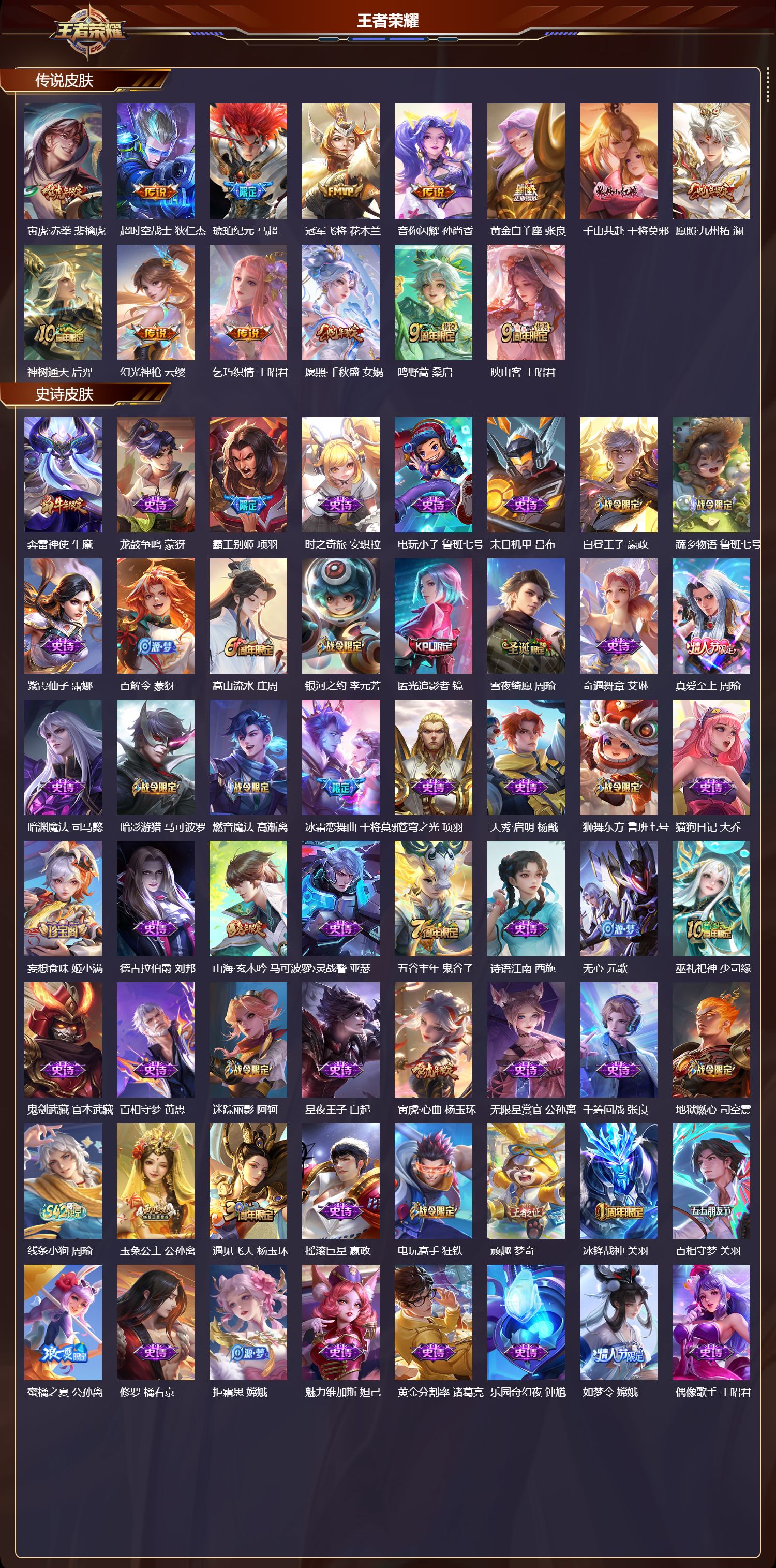 WZQM4223955王者荣耀账号详情图3 WZQM4223955王者荣耀账号详情图3