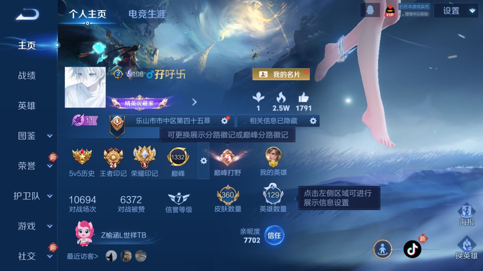 WZLX4231238王者荣耀账号详情图2