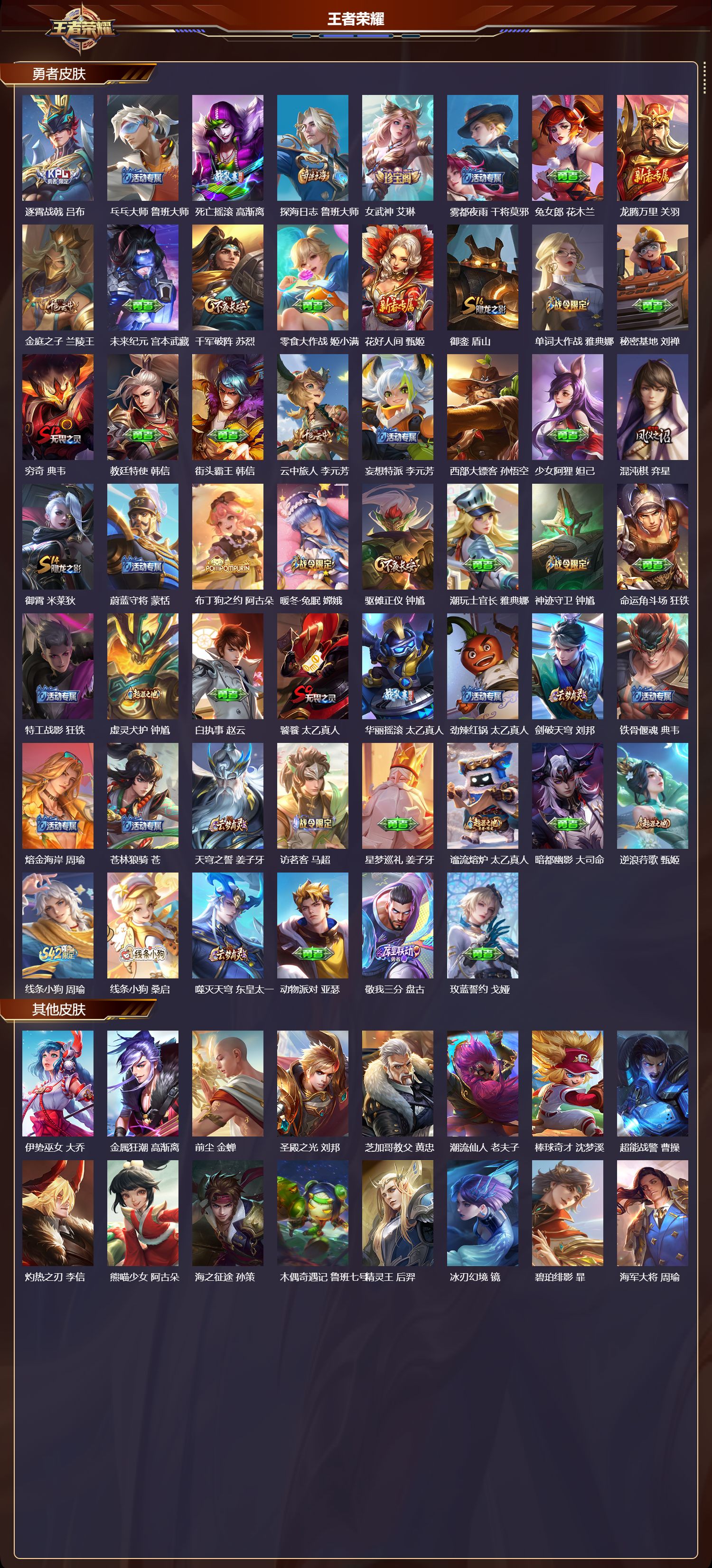 WZLX4226645王者荣耀账号详情图17