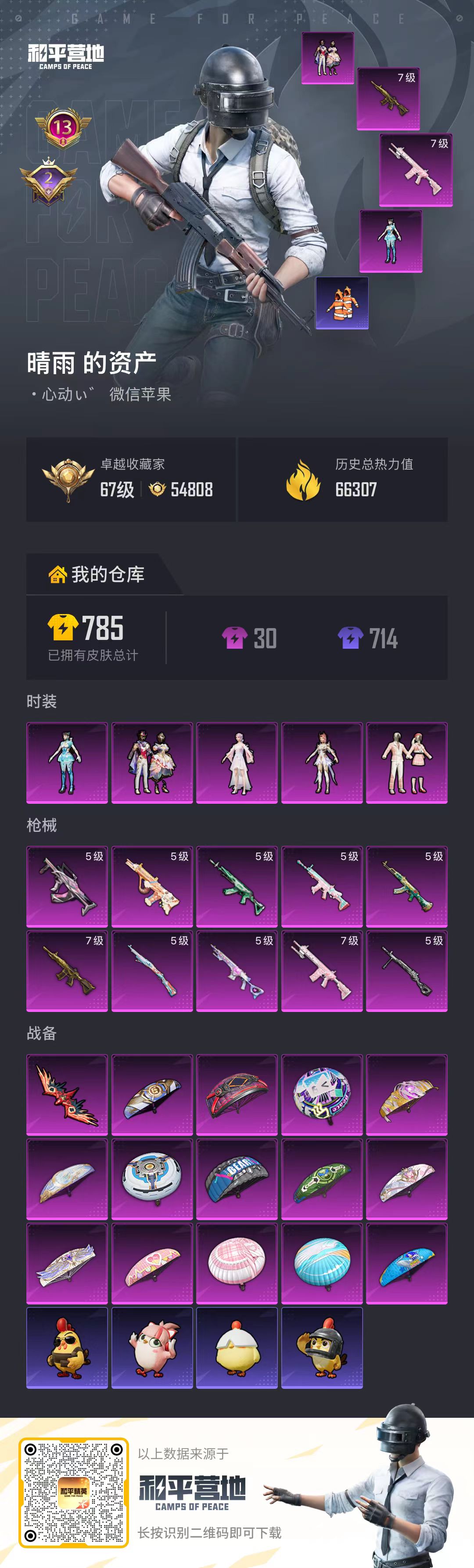 HPSJ4123108和平精英账号详情图2