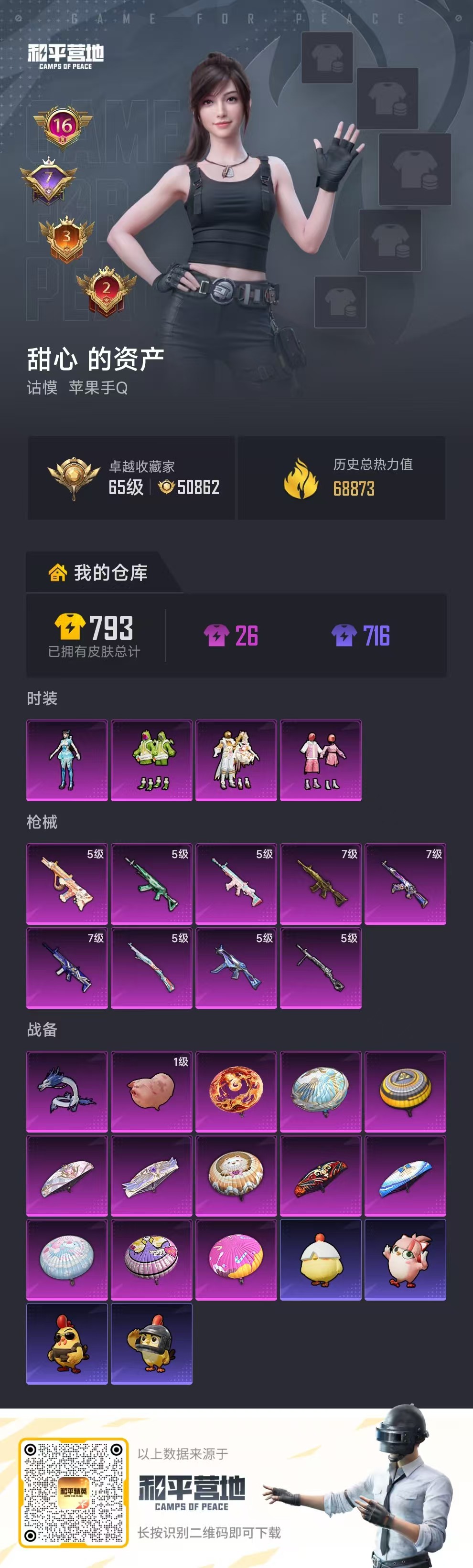 HPCMW4127730和平精英账号详情图2 HPCMW4127730和平精英账号详情图2