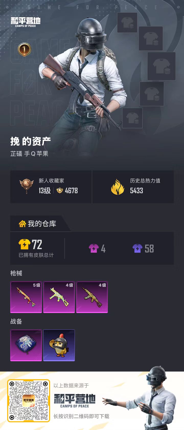 HPSJ4122793和平精英账号详情图2 HPSJ4122793和平精英账号详情图2