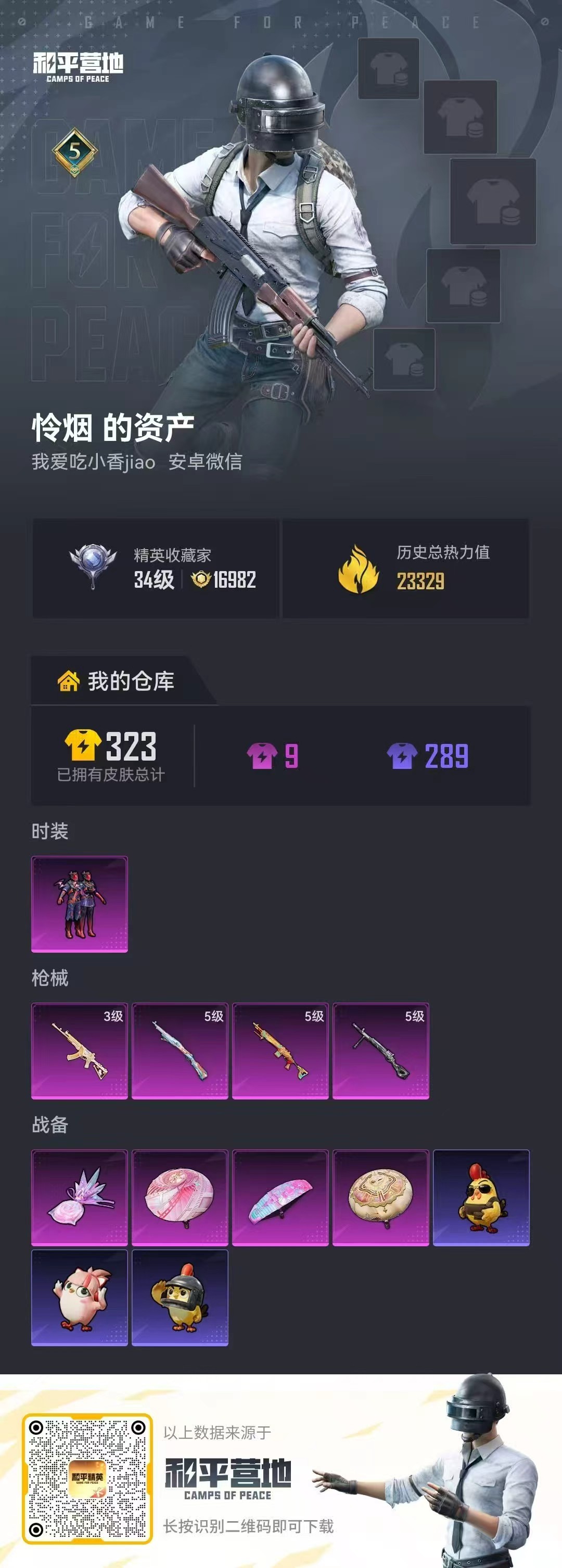 HPSJ4123075和平精英账号详情图2 HPSJ4123075和平精英账号详情图2