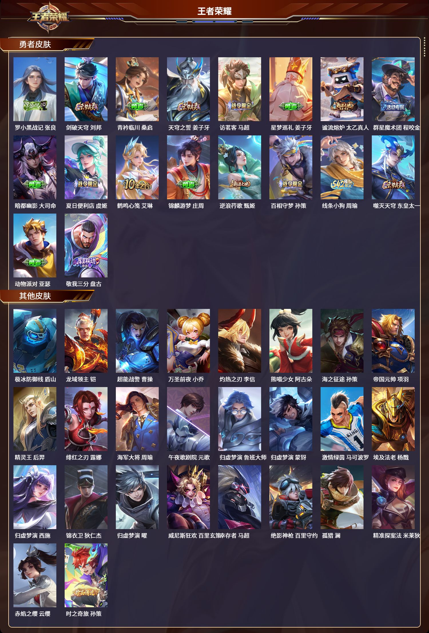 WZLX4227554王者荣耀账号详情图5