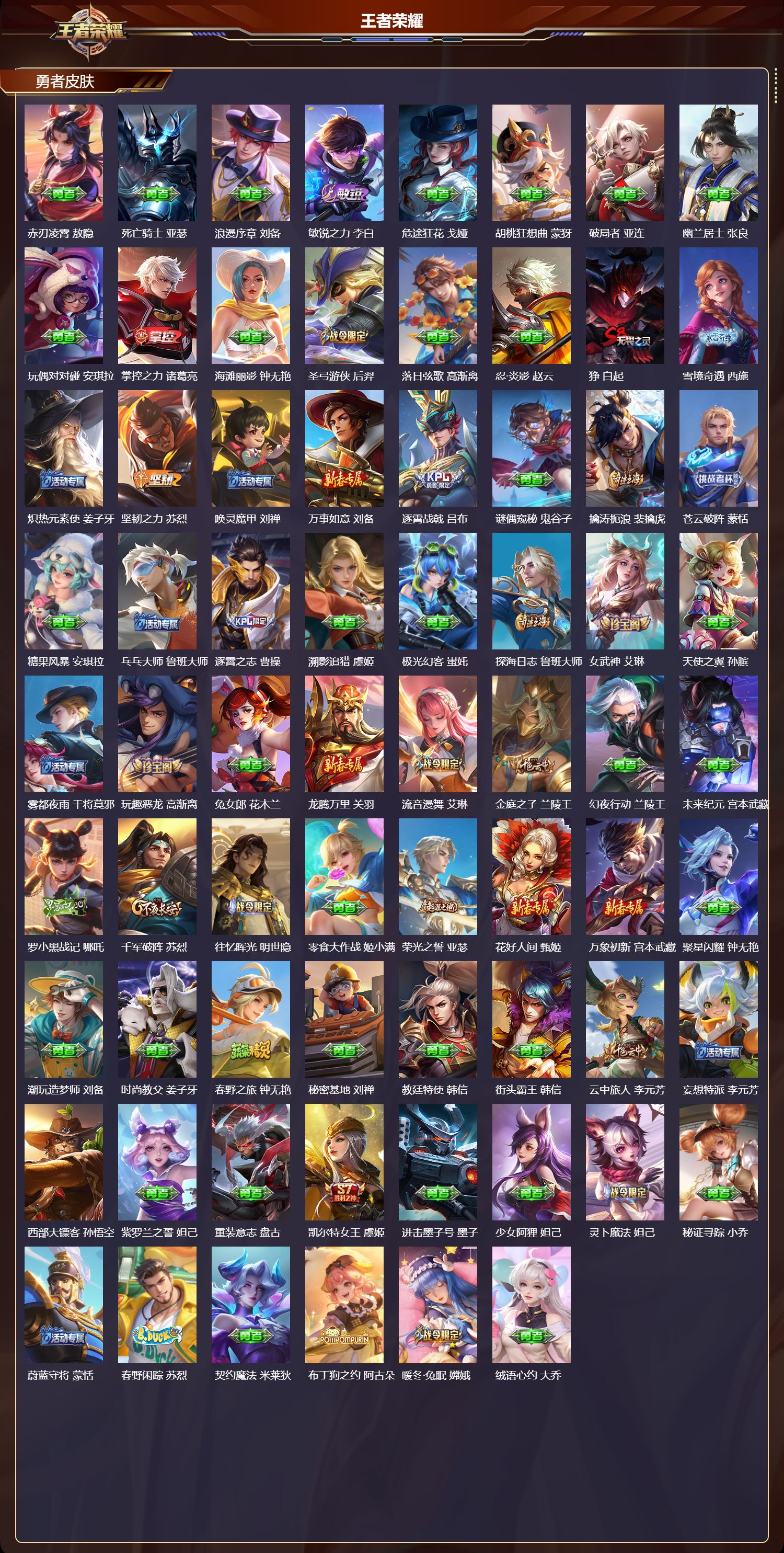 WZCMW4230746王者荣耀账号详情图9